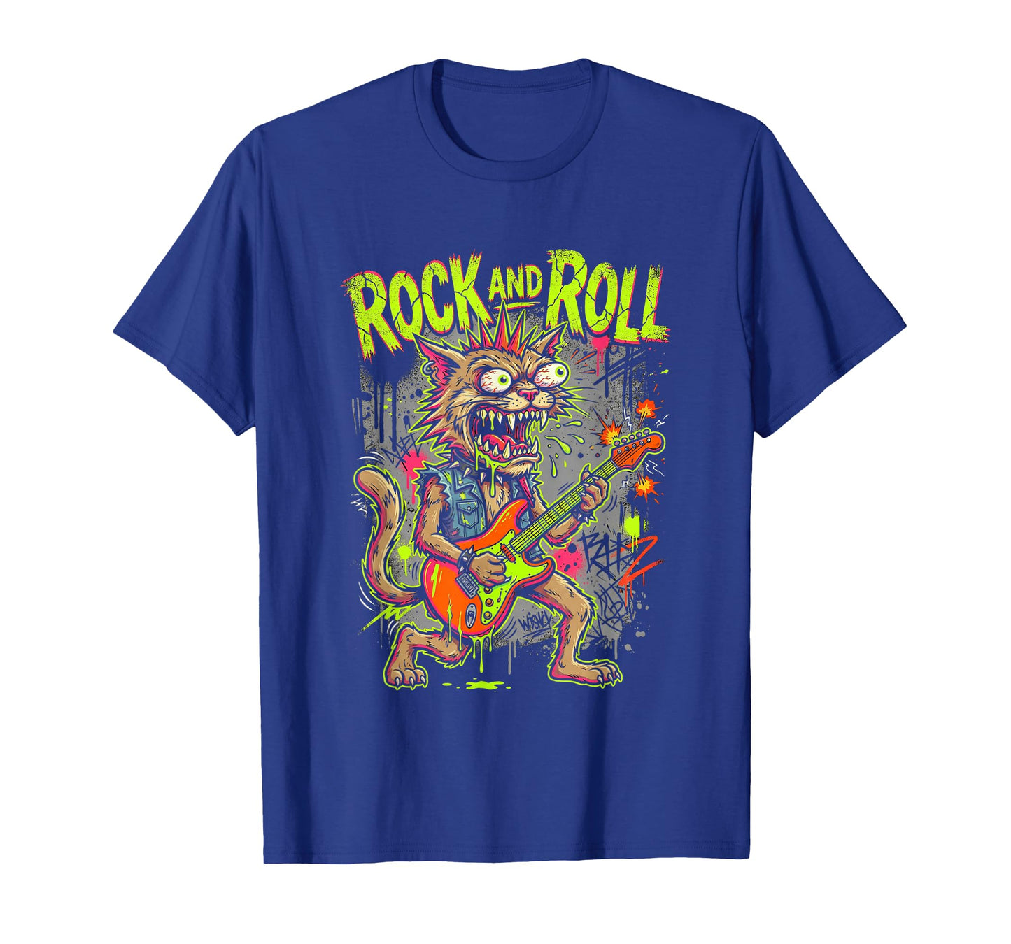Punk Rocker Heavy Metal Art T-Shirt