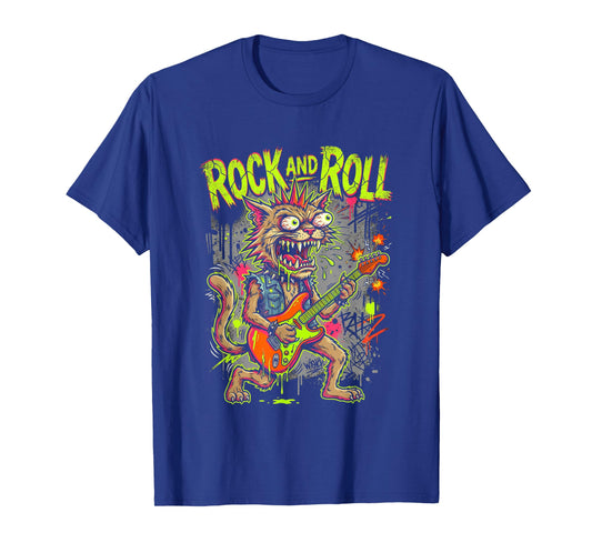 Punk Rocker Heavy Metal Art T-Shirt
