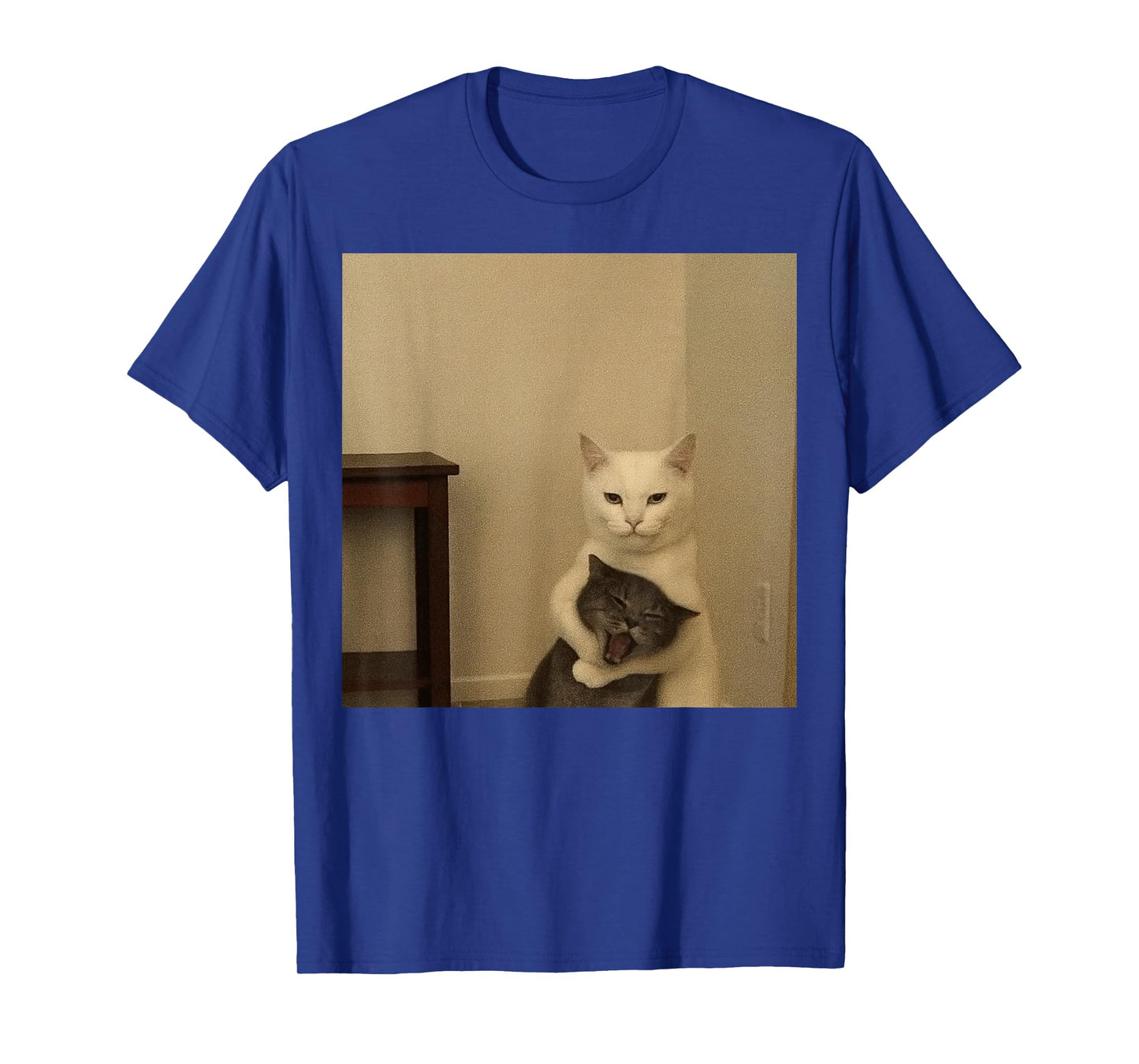 A cat Choking Another cat Meme T-Shirt