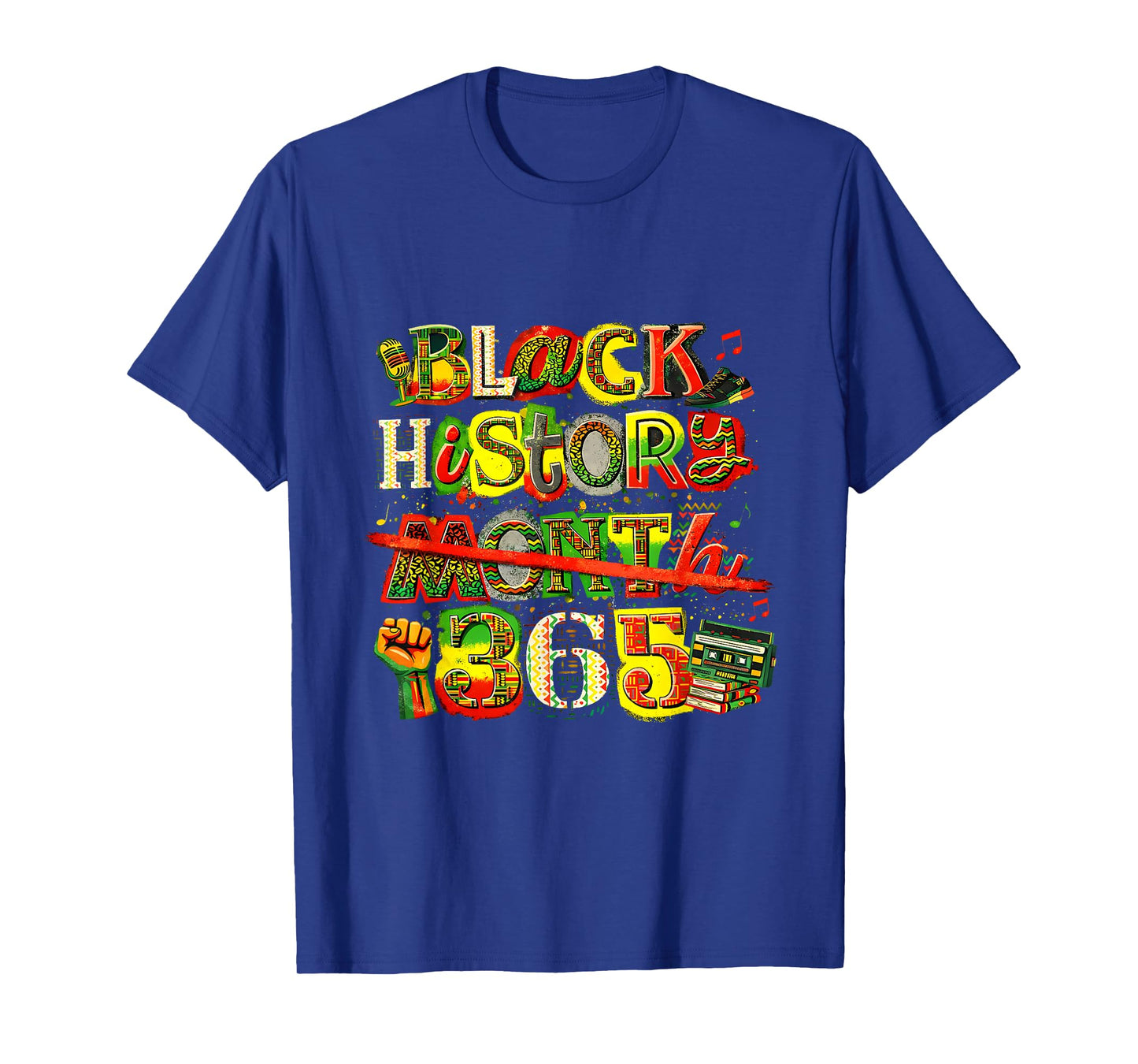 Black History Month 365 Retro Cultural Pride T-Shirt