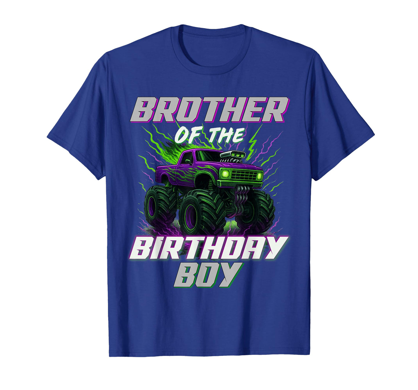Brother of The Birthday Boy Monster Truck T-Shirt