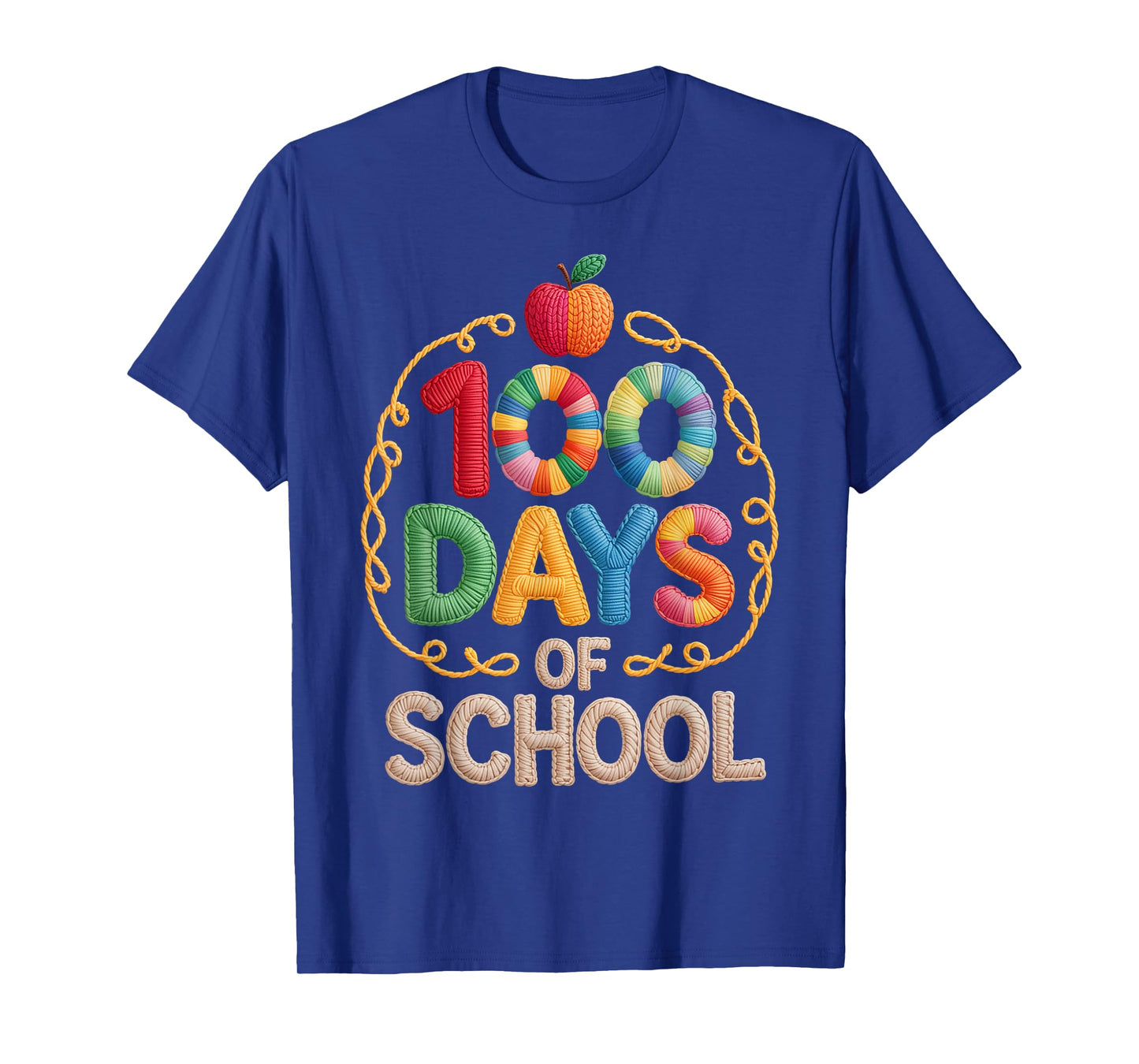 100 Days of School Colorful Fun Design Kids T-Shirt