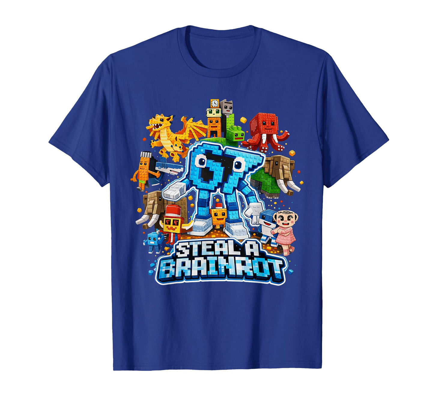 Six Seven 67 Steal a Brainrot Meme Funny for Kids Boys Gifts T-Shirt
