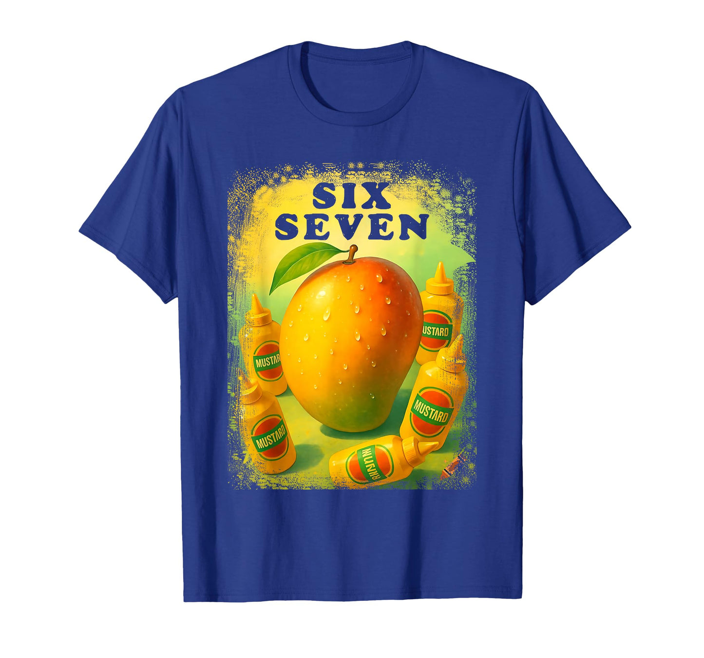 6 7 Six Seven Mangos and Mustard Funny Trending Meme T-Shirt