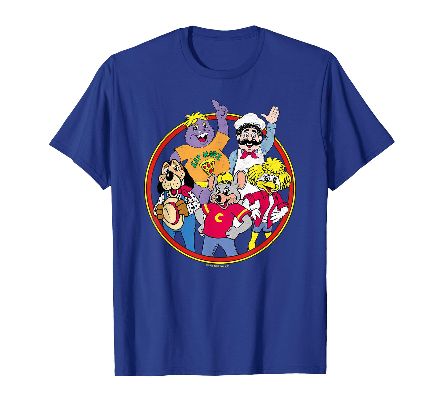 Chuck E. Cheese Vintage Friends Group Shot T-Shirt