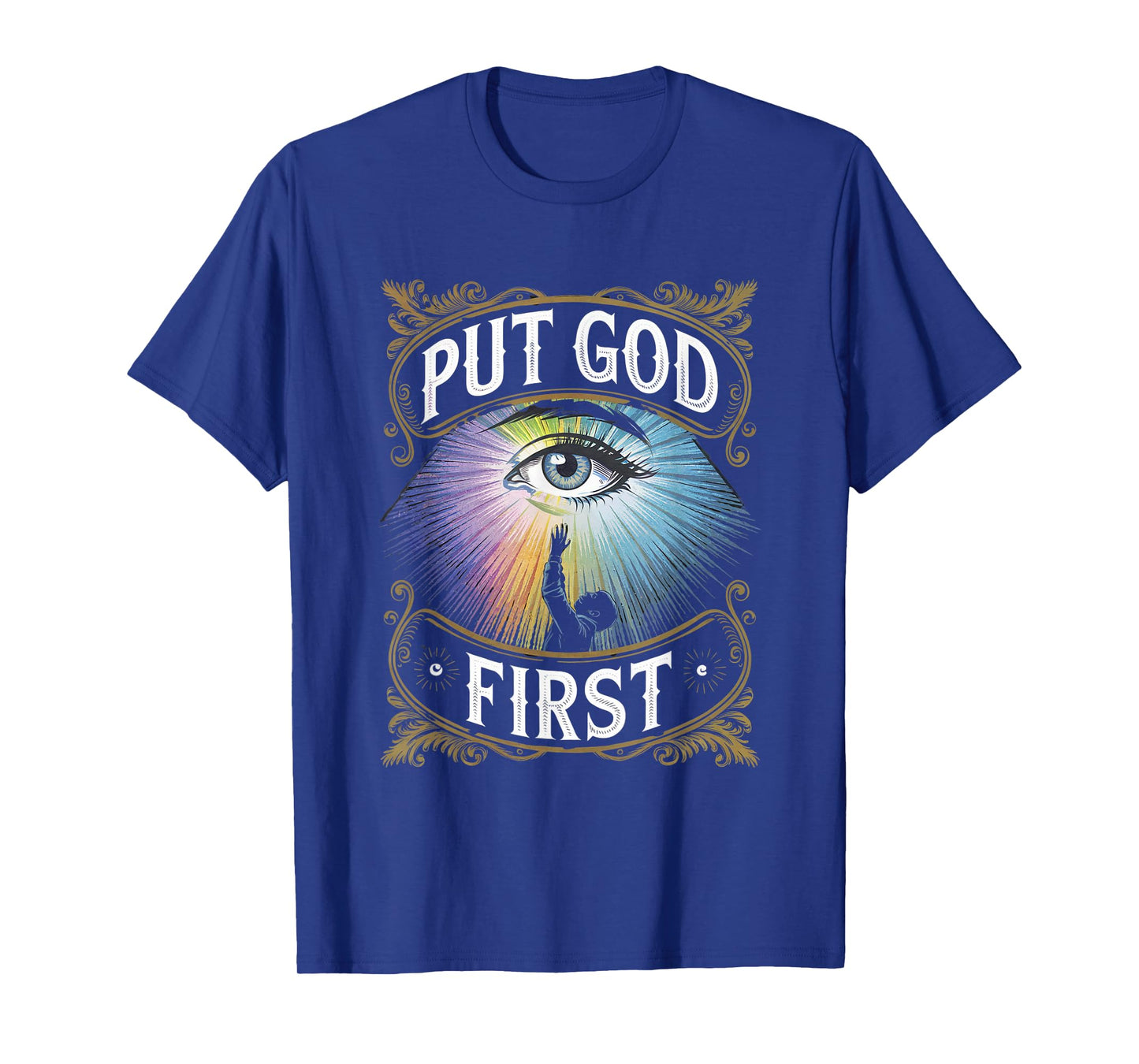 Put God First Christian Faith Inspirational Religious Spirit T-Shirt