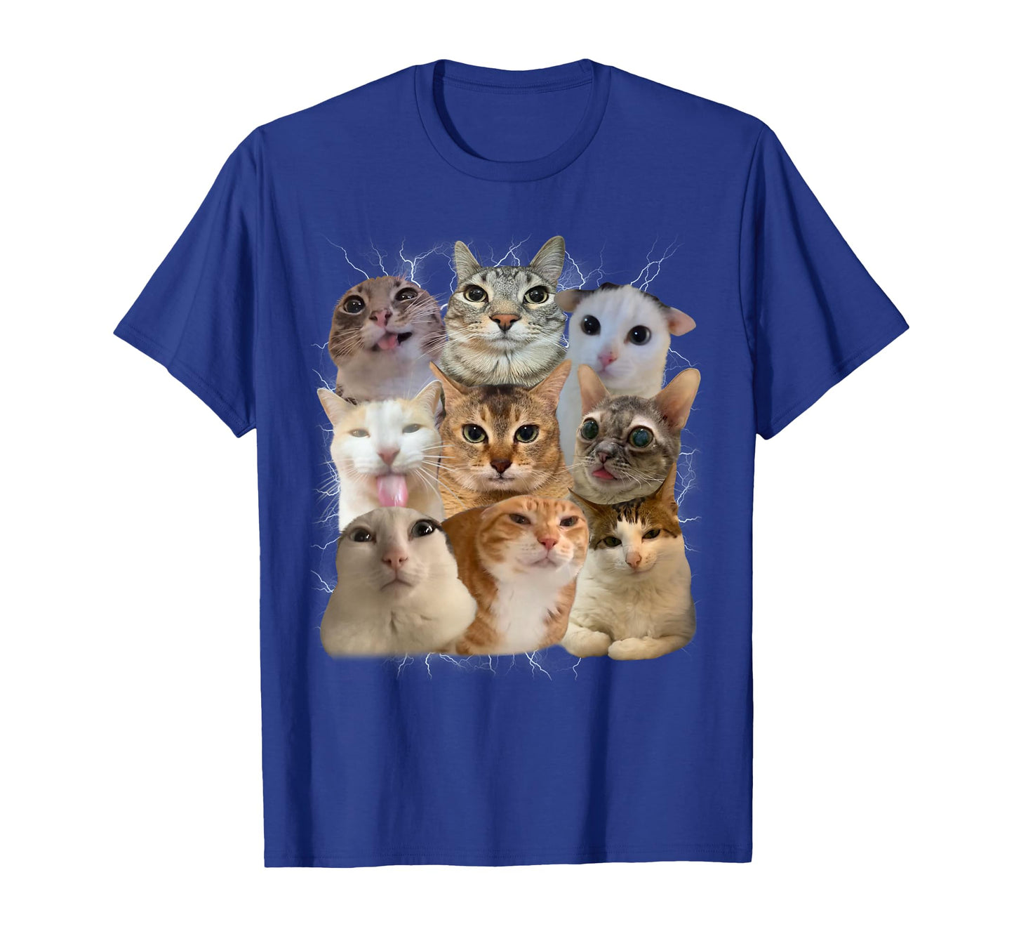 Famous Cats Meme Funny Cat Brainrot Meme Bootleg Gen Z Alpha T-Shirt