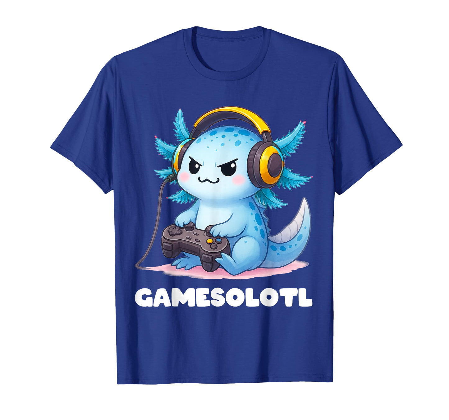 Anime Gamesolotl Axolotl Boys 10-12 Kid Gamer Gaming Clothes T-Shirt