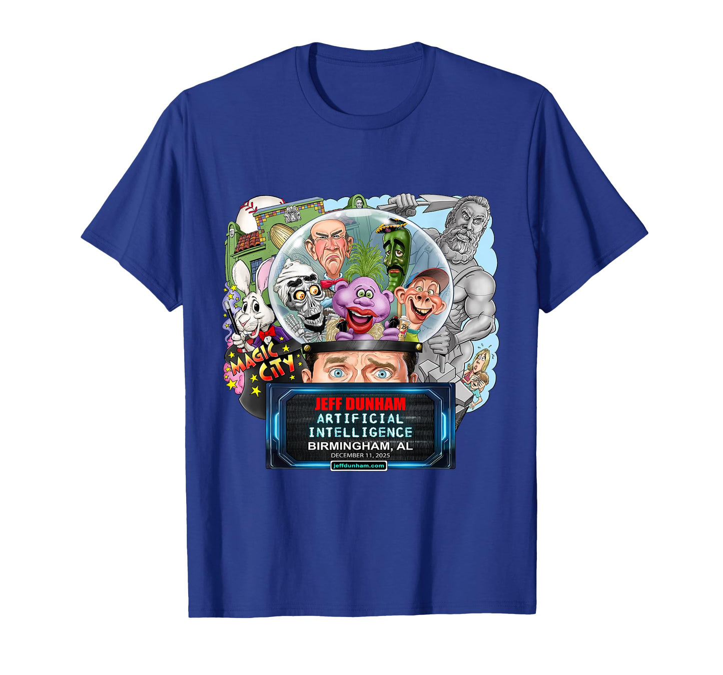 Jeff Dunham Birmingham, AL (2025) T-Shirt