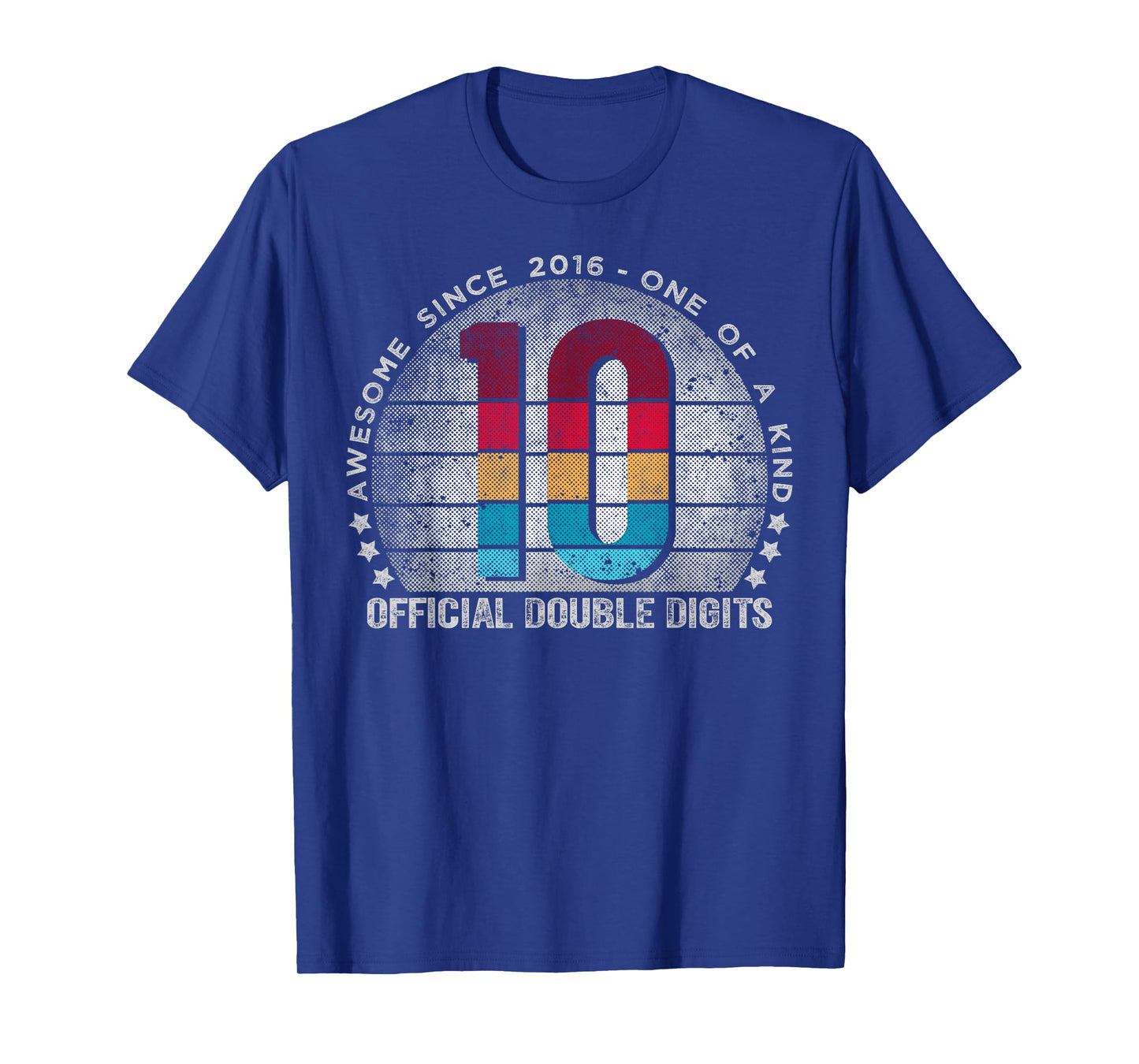Official Double Digits 10 Year Old Gifts Vintage 2016 Boys T-Shirt