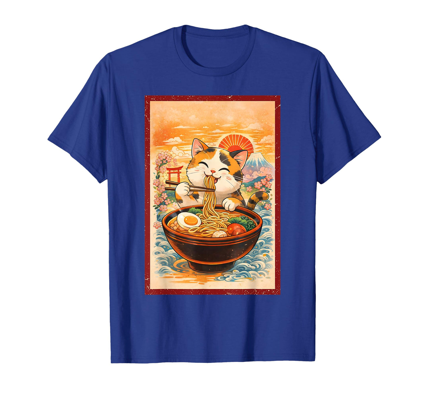 Kawaii Anime Cat Japanese Graphic Tees Men Women Teens T-Shirt