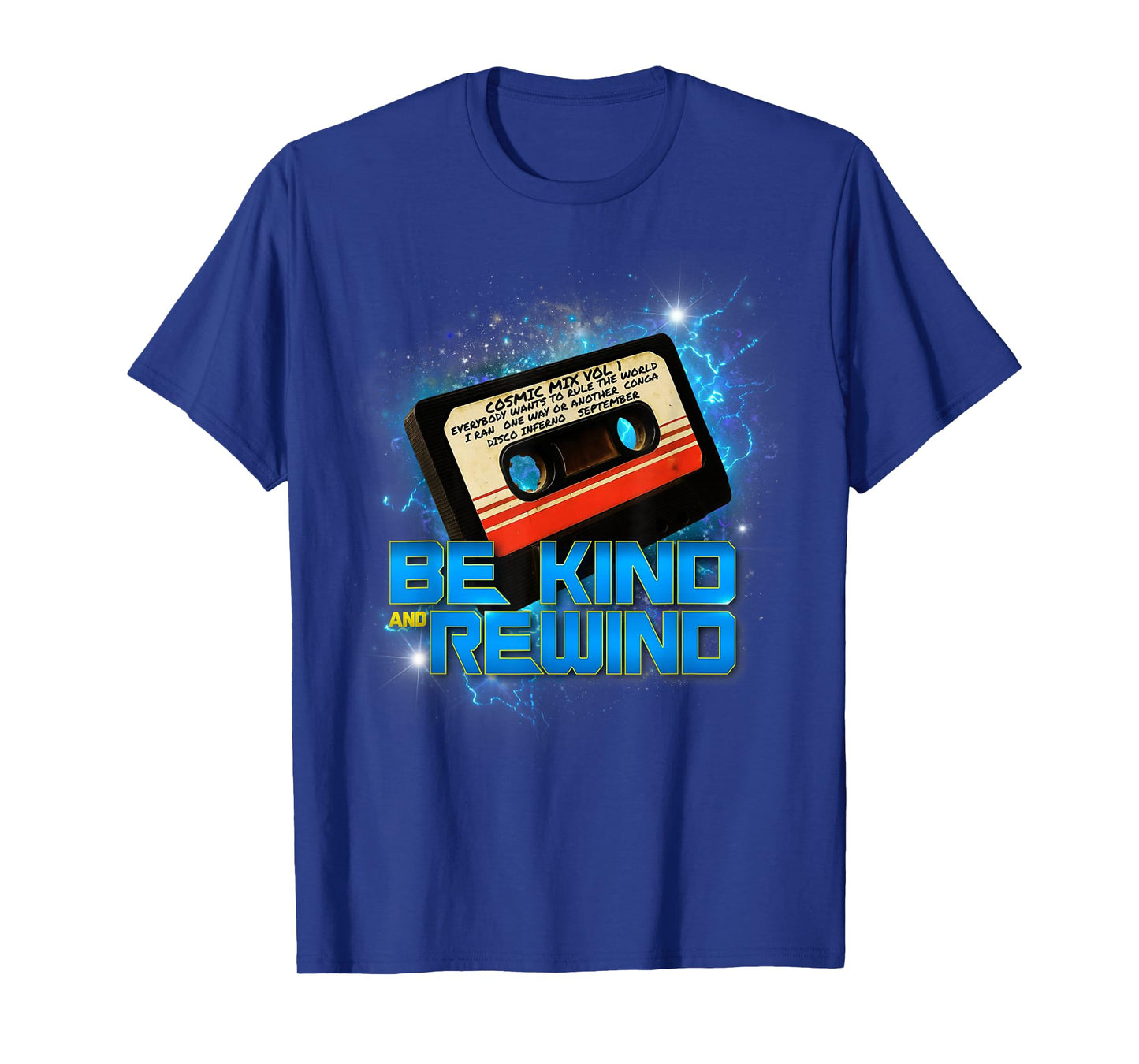 Be Kind and Rewind Retro Cassette Cosmic Remix T-Shirt