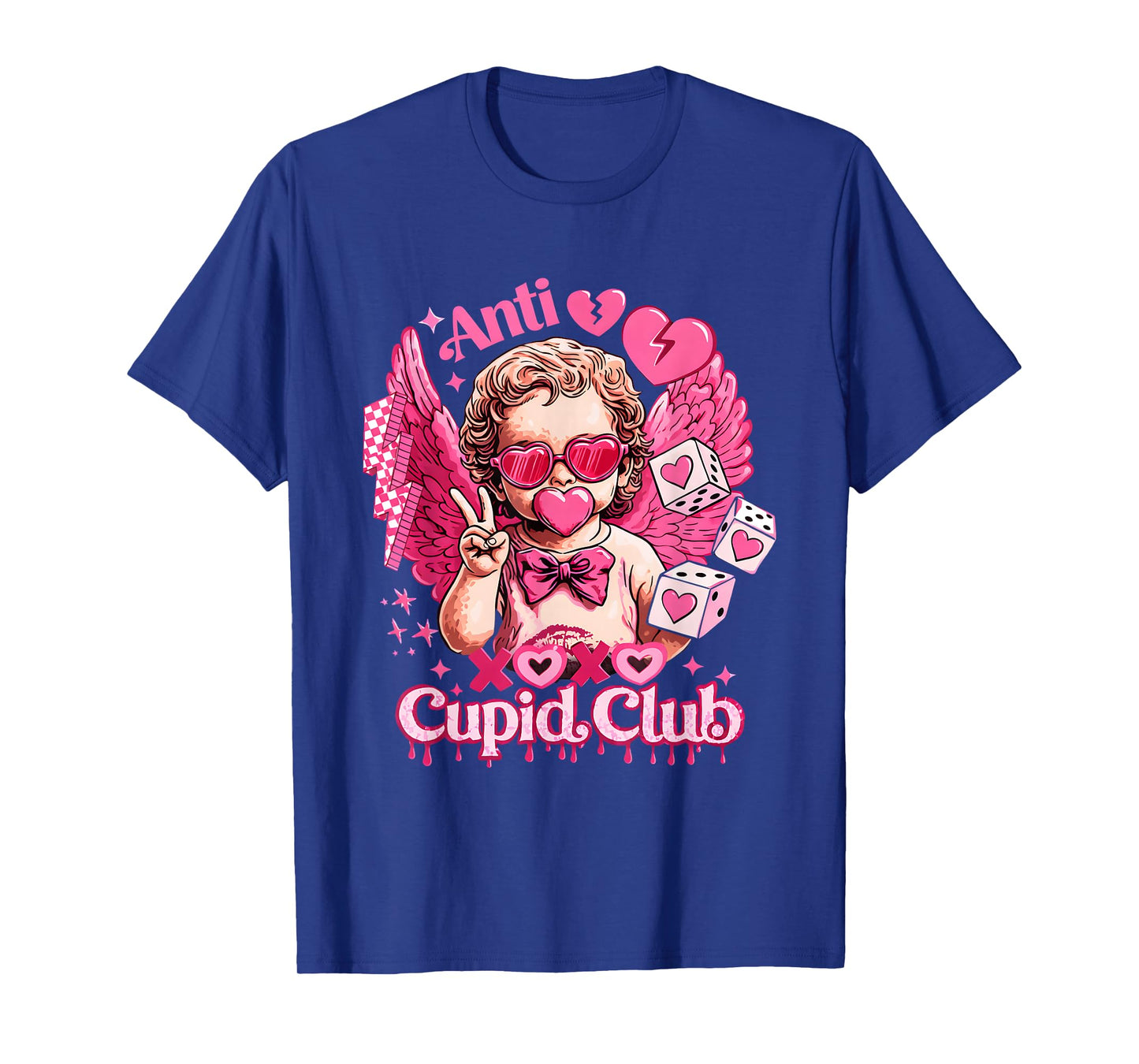 Anti Valentine Club Funny Valentine's Day Friends T-Shirt