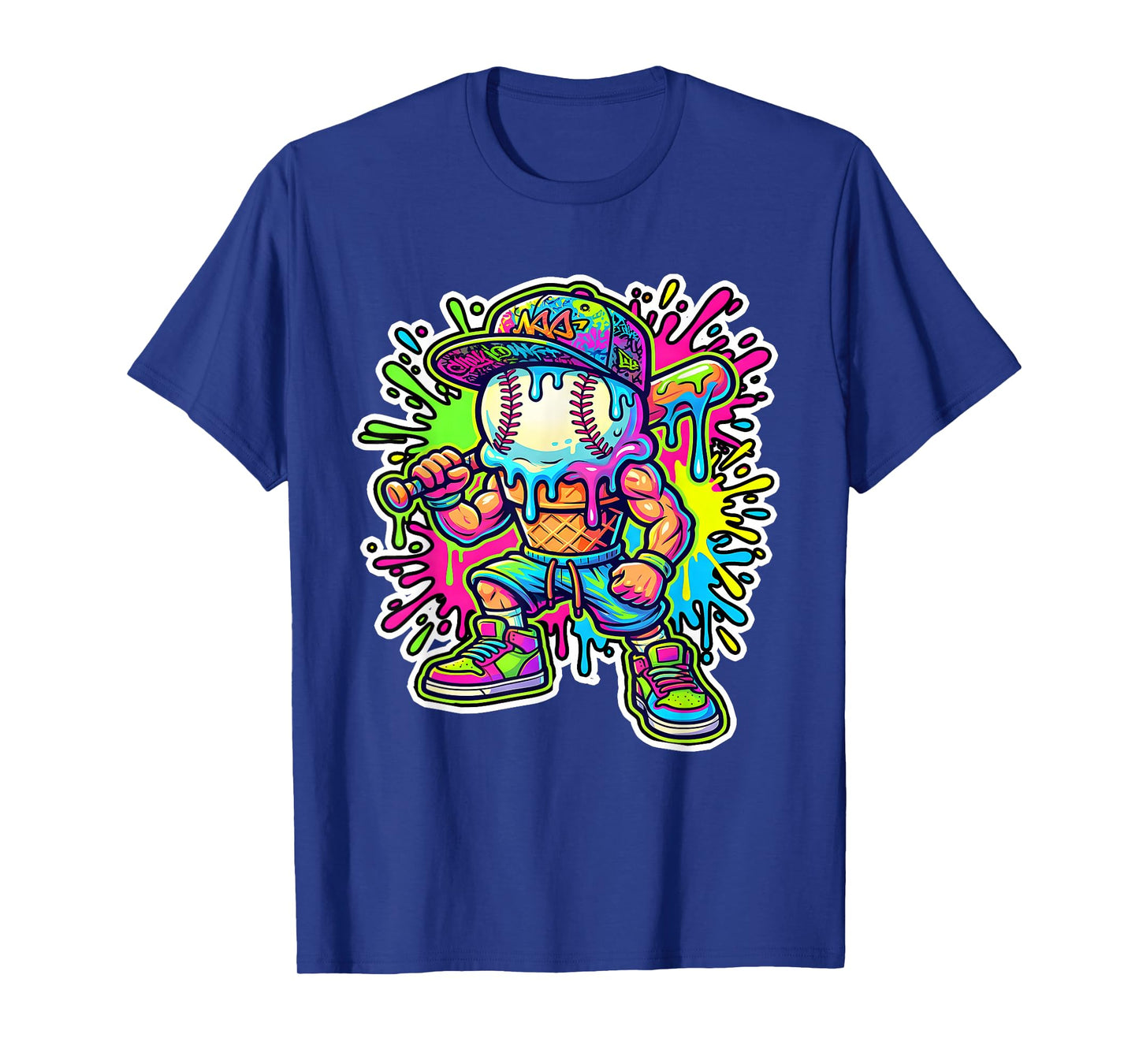 Baseball Boys Clothes for Boys Ice Cream Drip Baseball Stuff T-Shirt