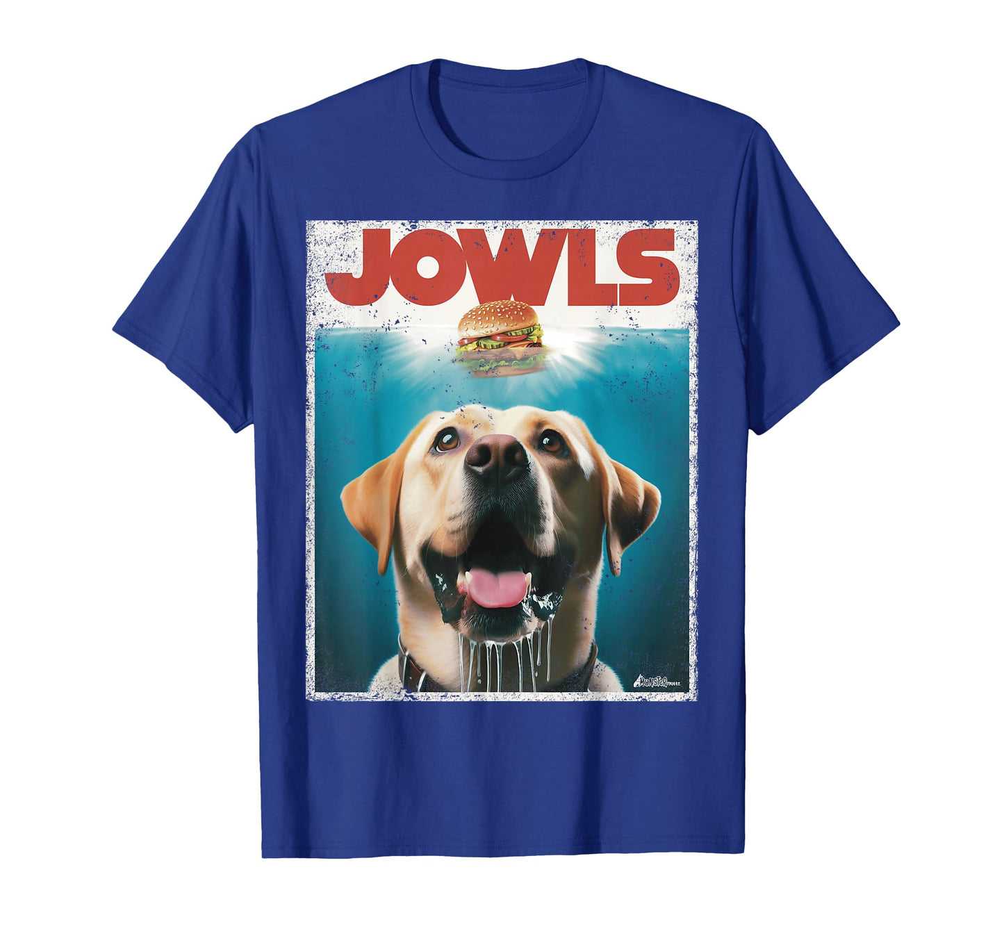 Funny Yellow Lab Jowls Top, Labrador Retriever Dog Mom, Dad T-Shirt