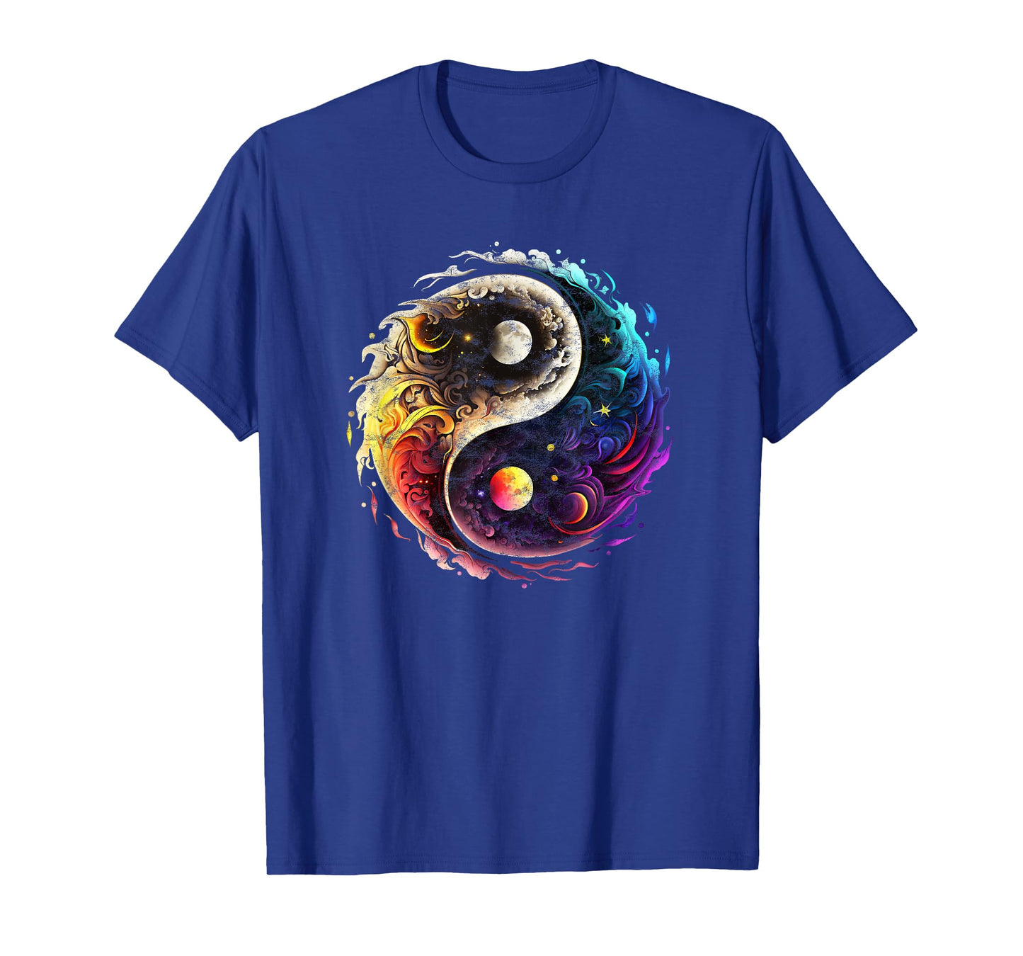 Yin Yang, sun, moon, universe, Tai chi, Qigong, yoga, Taoism T-Shirt