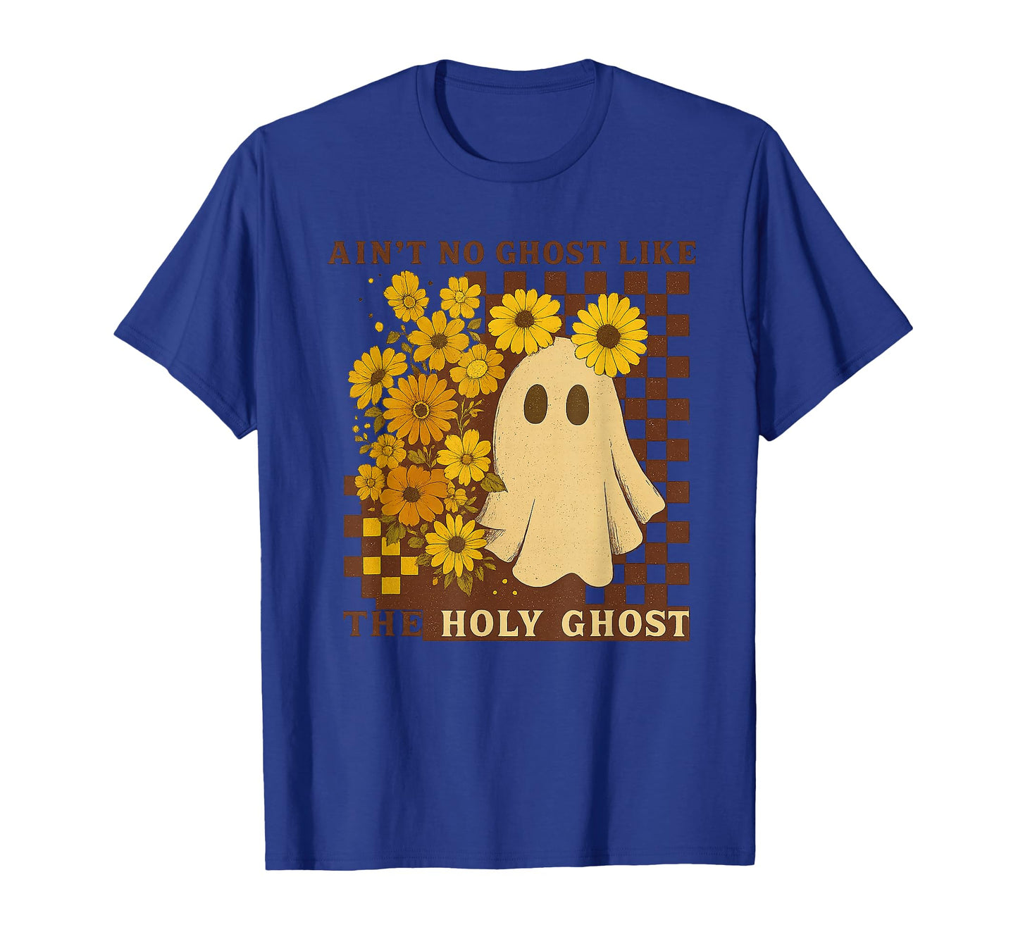 Ain’t No Ghost Like Christian Halloween with Sunflowers T-Shirt