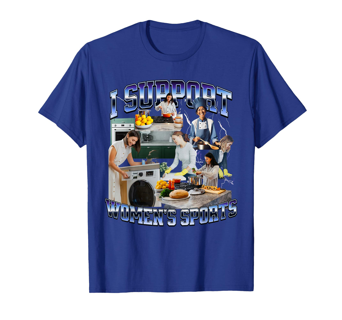 I Support Women's Sports Unwearable Aduld Humor Bootleg T-Shirt