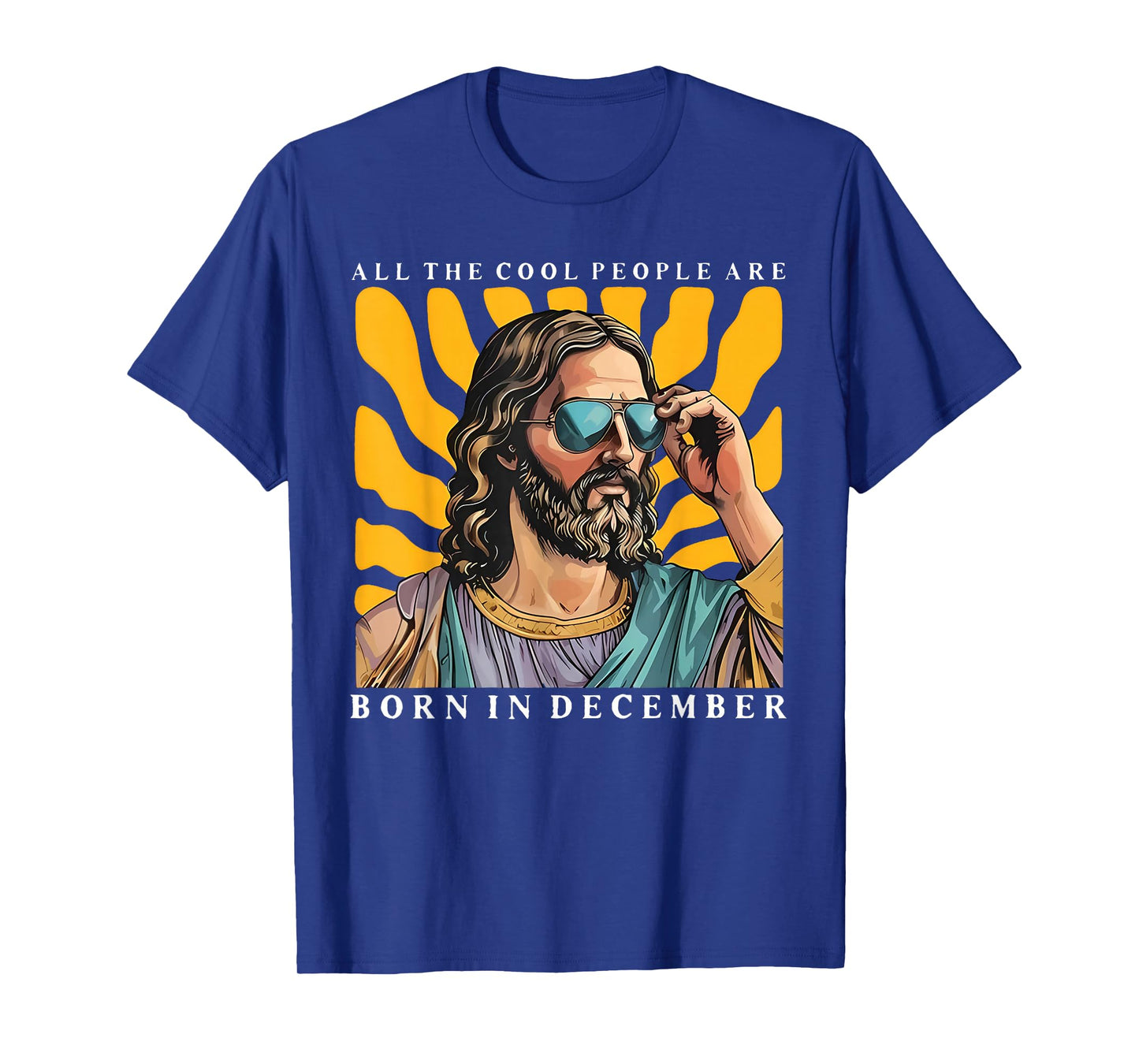 Cool People are Born in December Christian Jesus Christmas T-Shirt