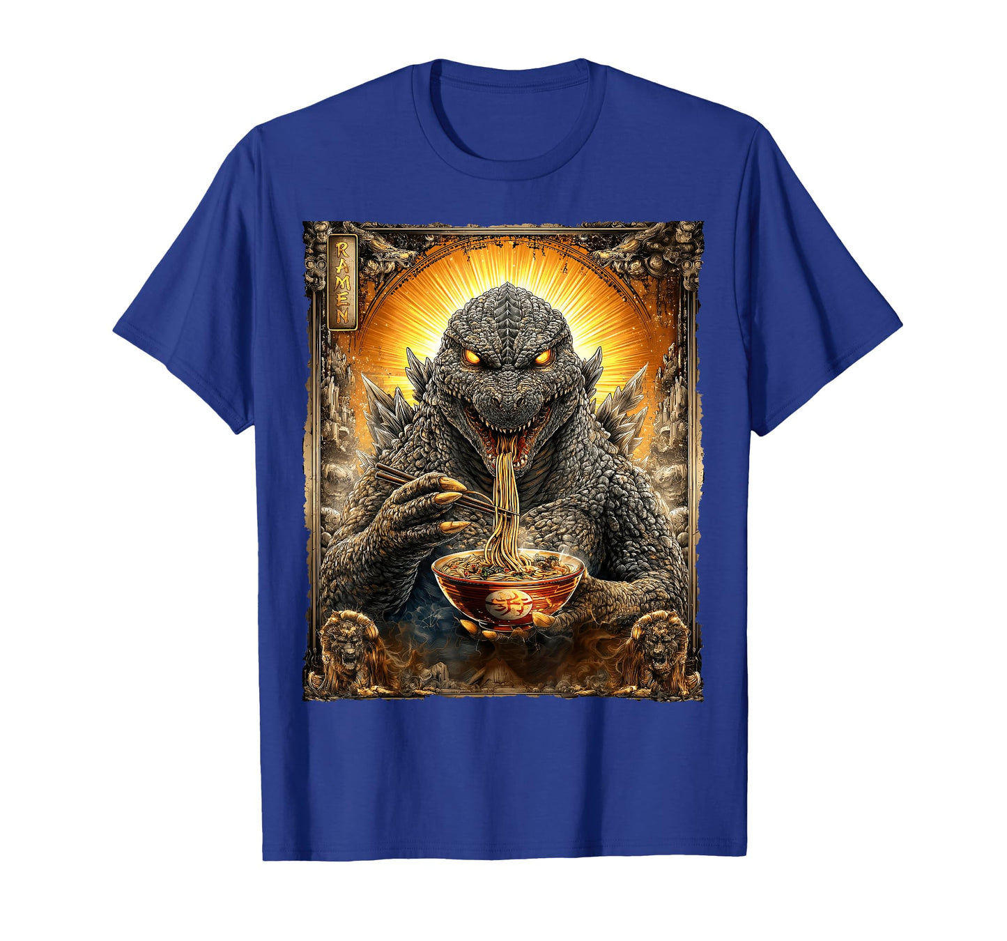 Funny Ramen Monster Noodle Lovers Anime Otaku T-Shirt