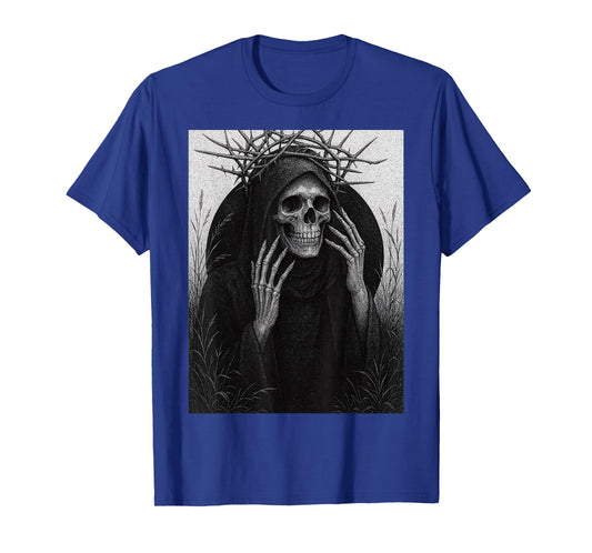 Occult Goth Black Metal Reaper Death Macabre Gothic Dark Art T-Shirt