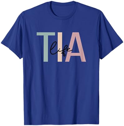Tia Life Tia Grandma Boho Tia Grandmother T-Shirt - T-Shirt | Royal