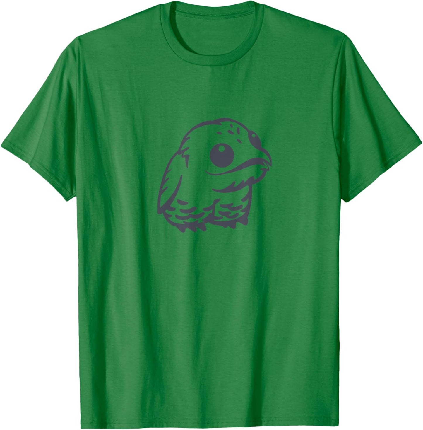 Potoo, cute and weird bird. Stylized art for Urutau lovers T-Shirt - T-Shirt | Irish Green
