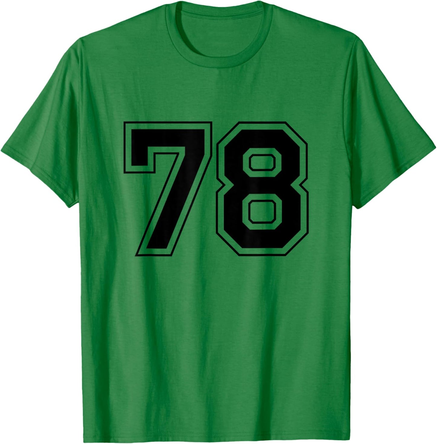 Number 78 T-Shirt - T-Shirt | Irish Green