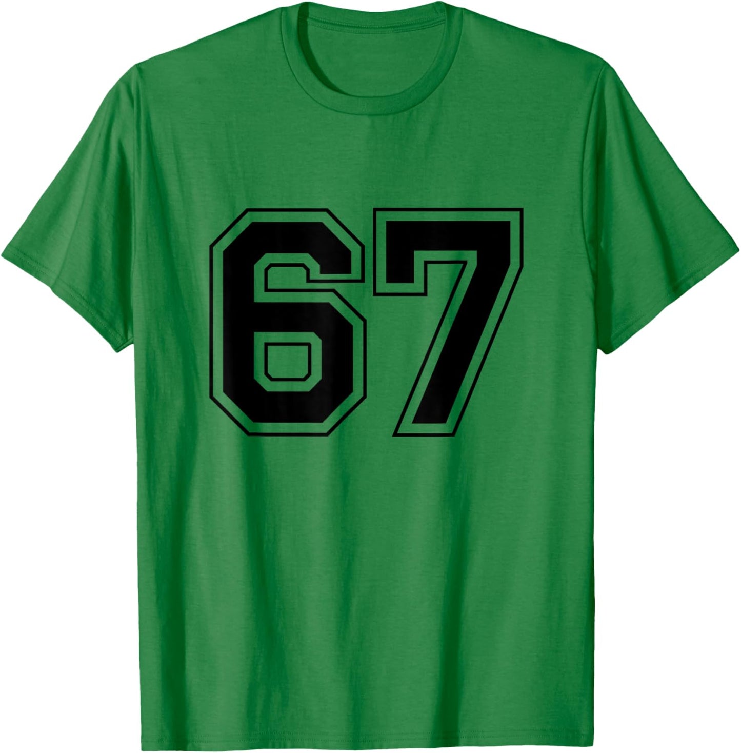 Number 67 T-Shirt - T-Shirt | Irish Green