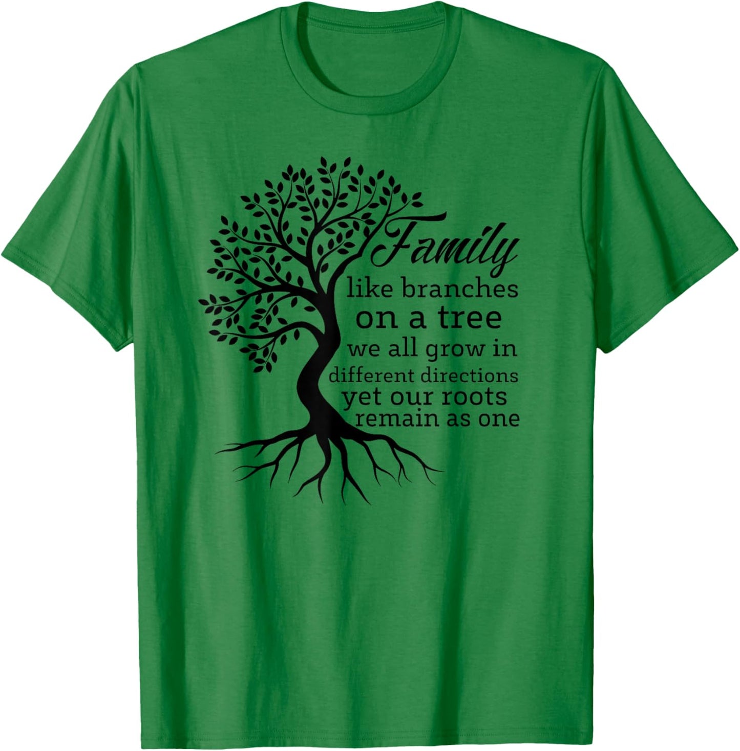 Family Tree Funny Family Reunion 2025 T-Shirt - T-Shirt | Irish Green