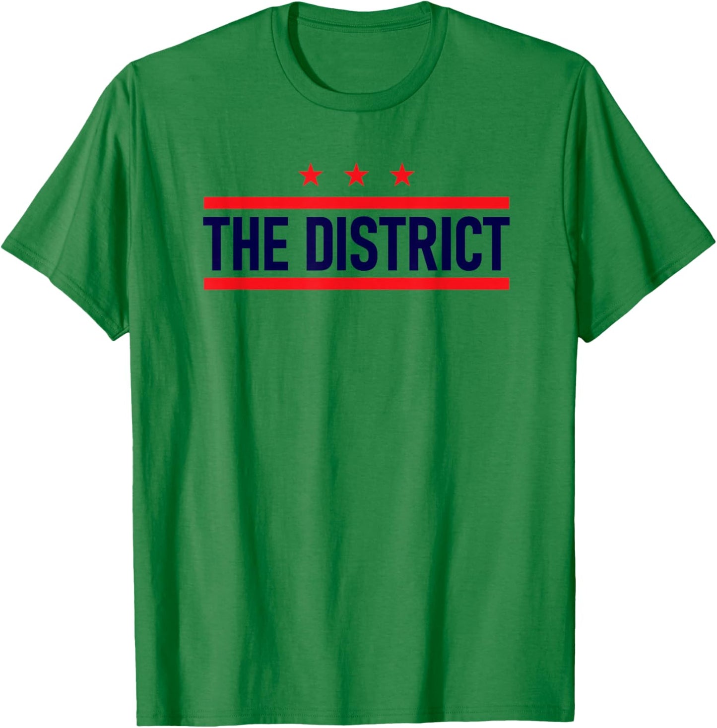 Washington DC The District flag retro T-Shirt - T-Shirt | Irish Green