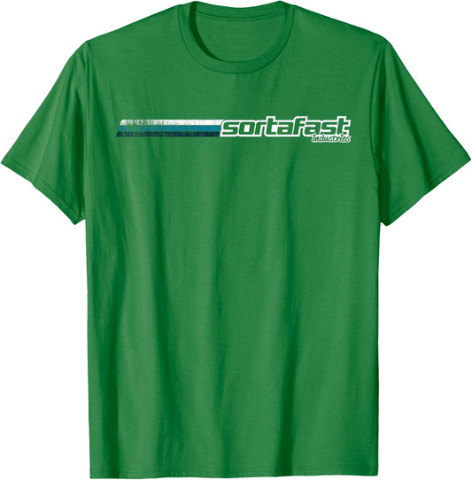 Sortafast Industries "Vintage 2" design T-Shirt - T-Shirt | Irish Green