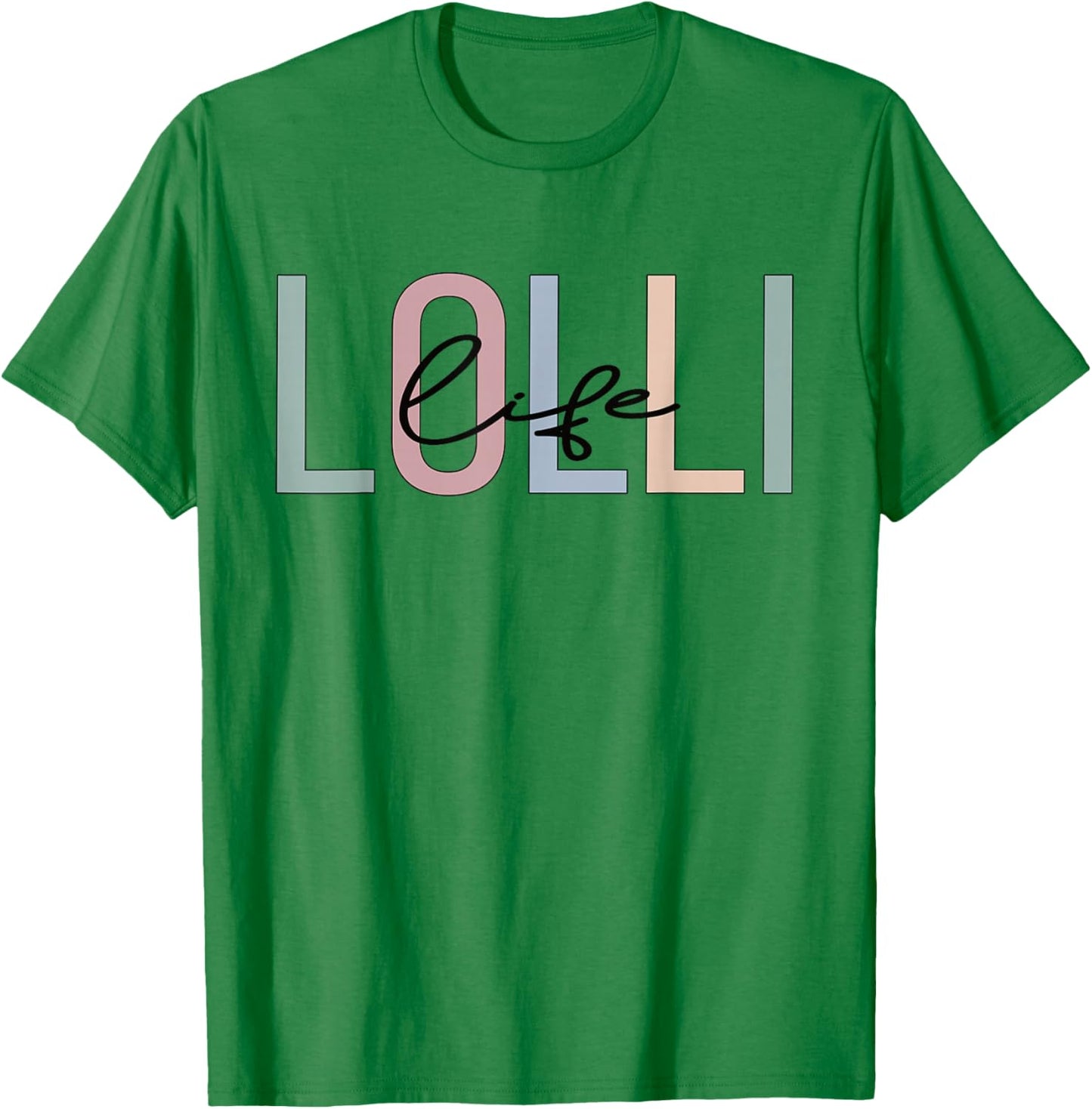 Lolli Life Lolli Grandma Boho Lolli Grandmother T-Shirt - T-Shirt | Irish Green