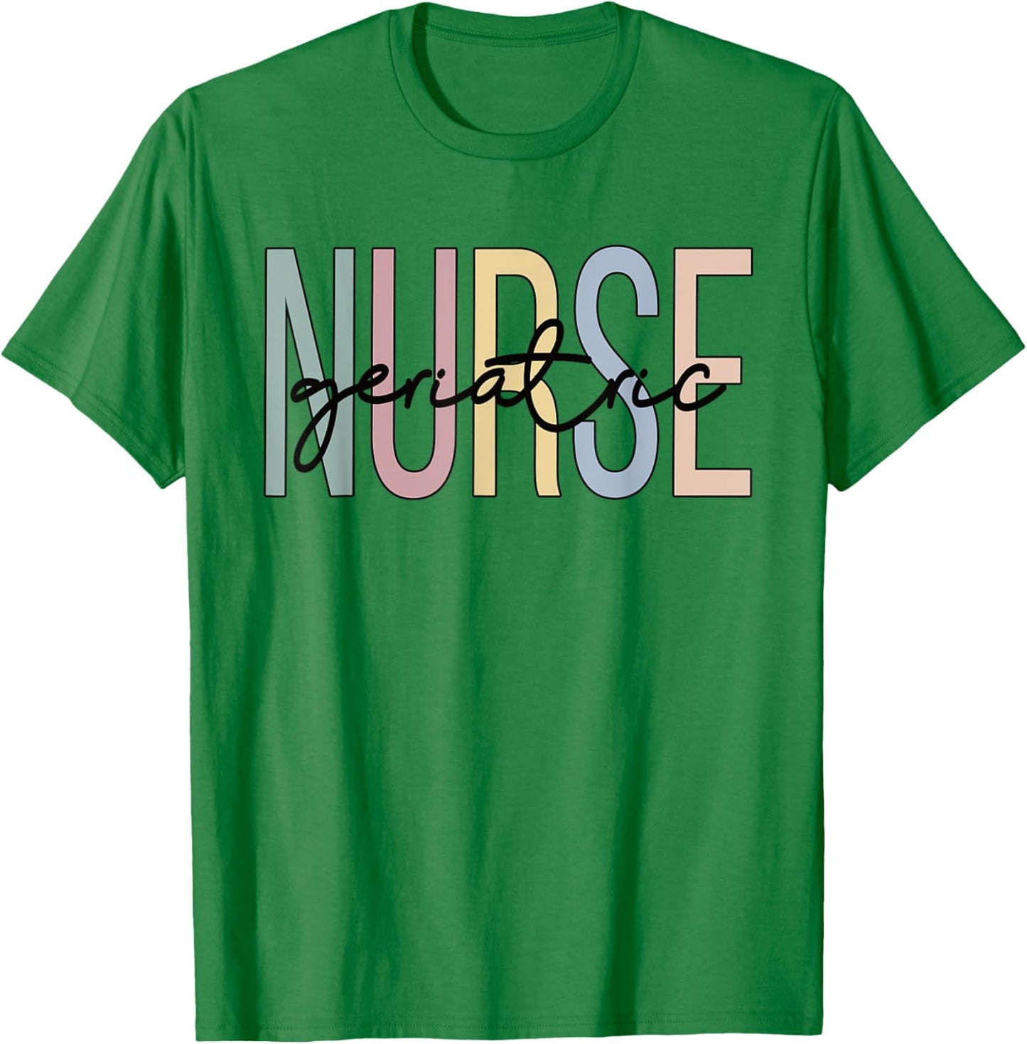 Geriatric Nursing Boho Geriatric Nurse T-Shirt - T-Shirt | Irish Green