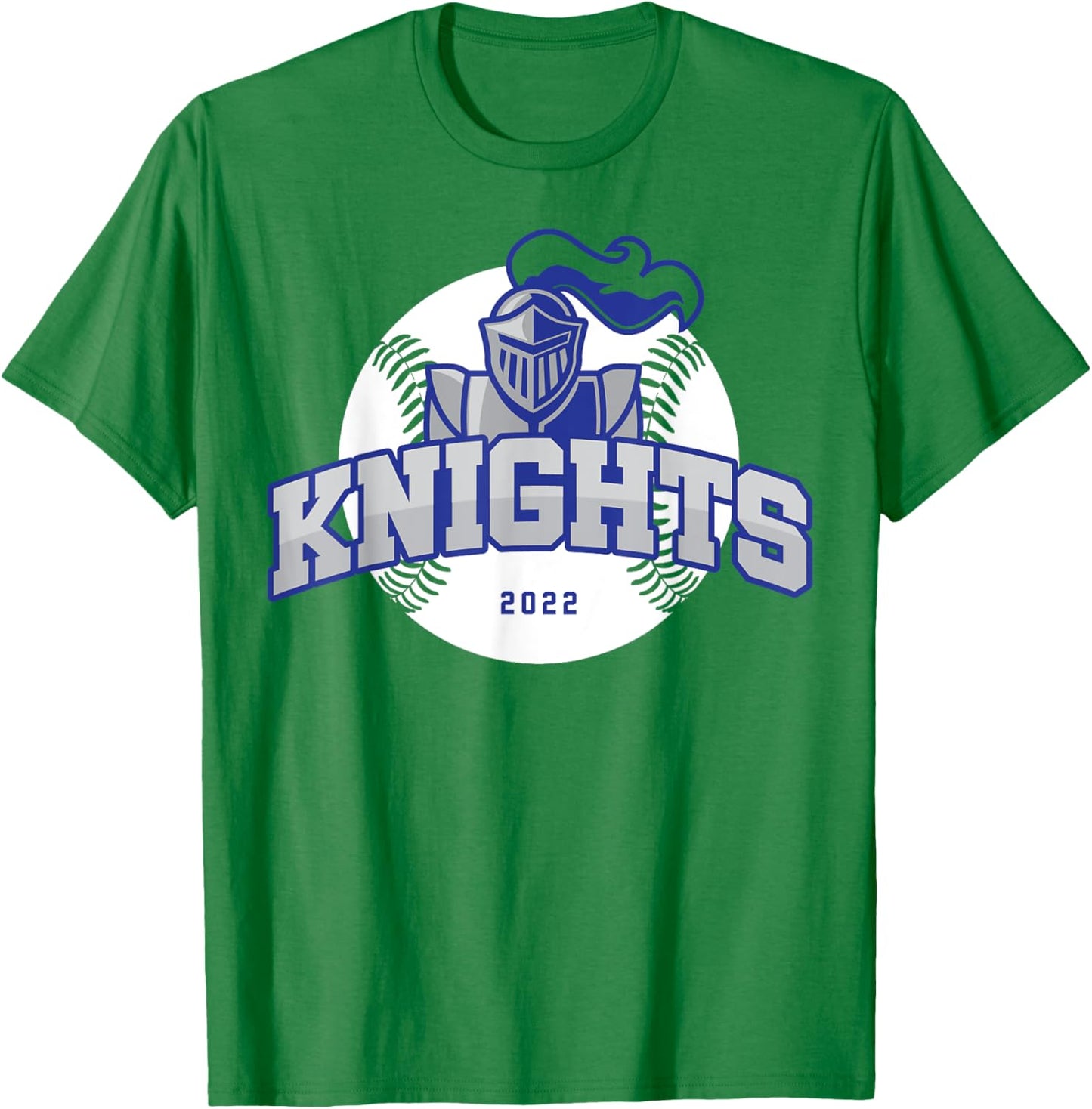 Knights Baseball Little League 2022 T-Shirt - T-Shirt | Irish Green