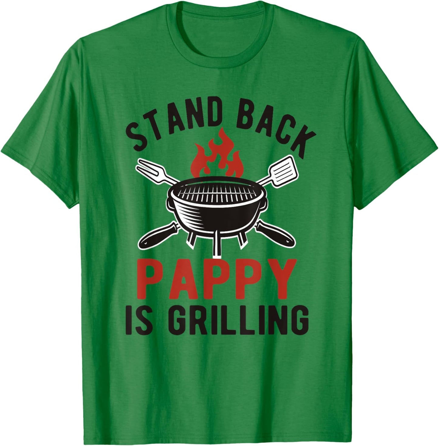Funny Grilling Pappy BBQ Pappy Grandpa T-Shirt - T-Shirt | Irish Green