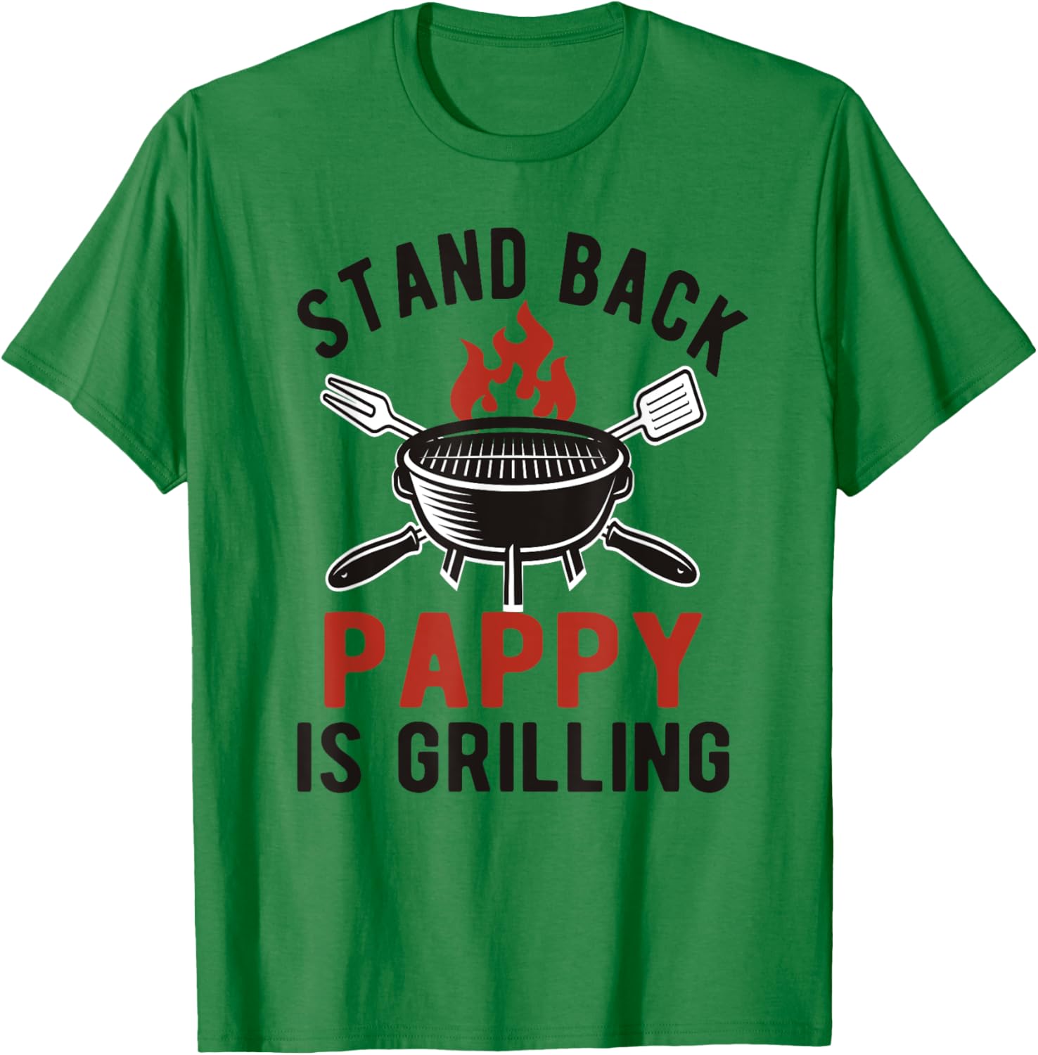 Funny Grilling Pappy BBQ Pappy Grandpa T-Shirt - T-Shirt | Irish Green