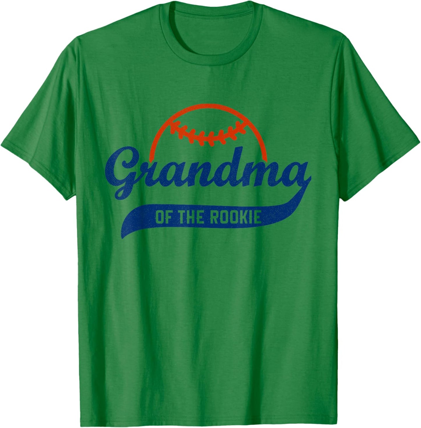 Funny Retro Baseball Grandma of the Rookie T-Shirt - T-Shirt | Irish Green