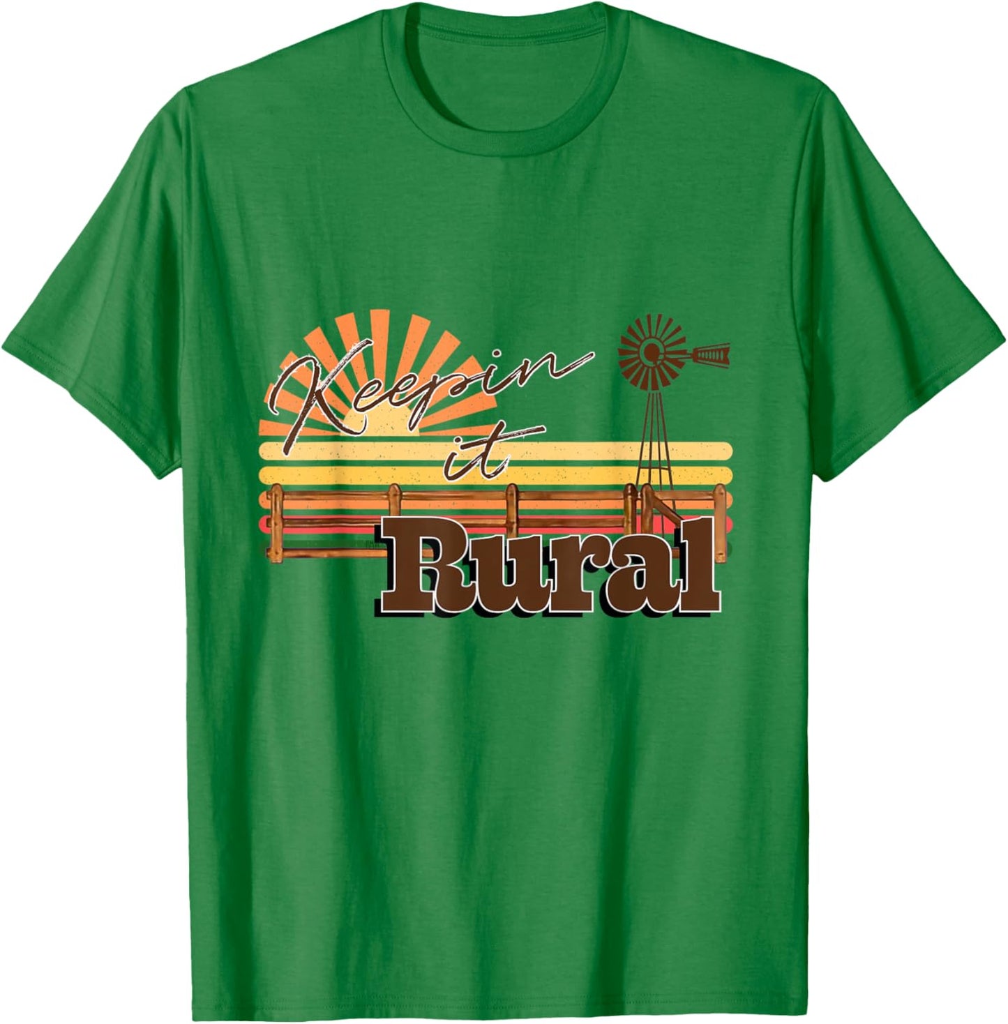 Keeping it Rural - agriculture farming T-Shirt - T-Shirt | Irish Green