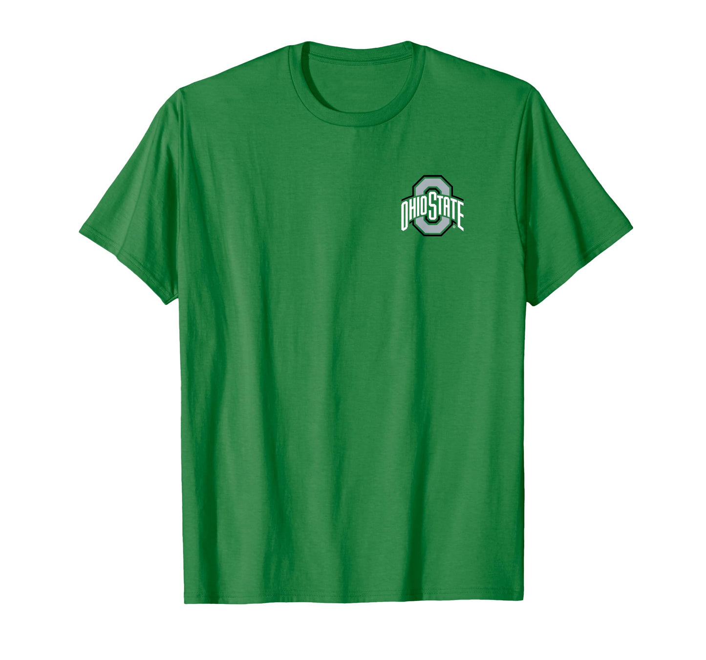 Ohio State Buckeyes Front/Back Brutus Red T-Shirt