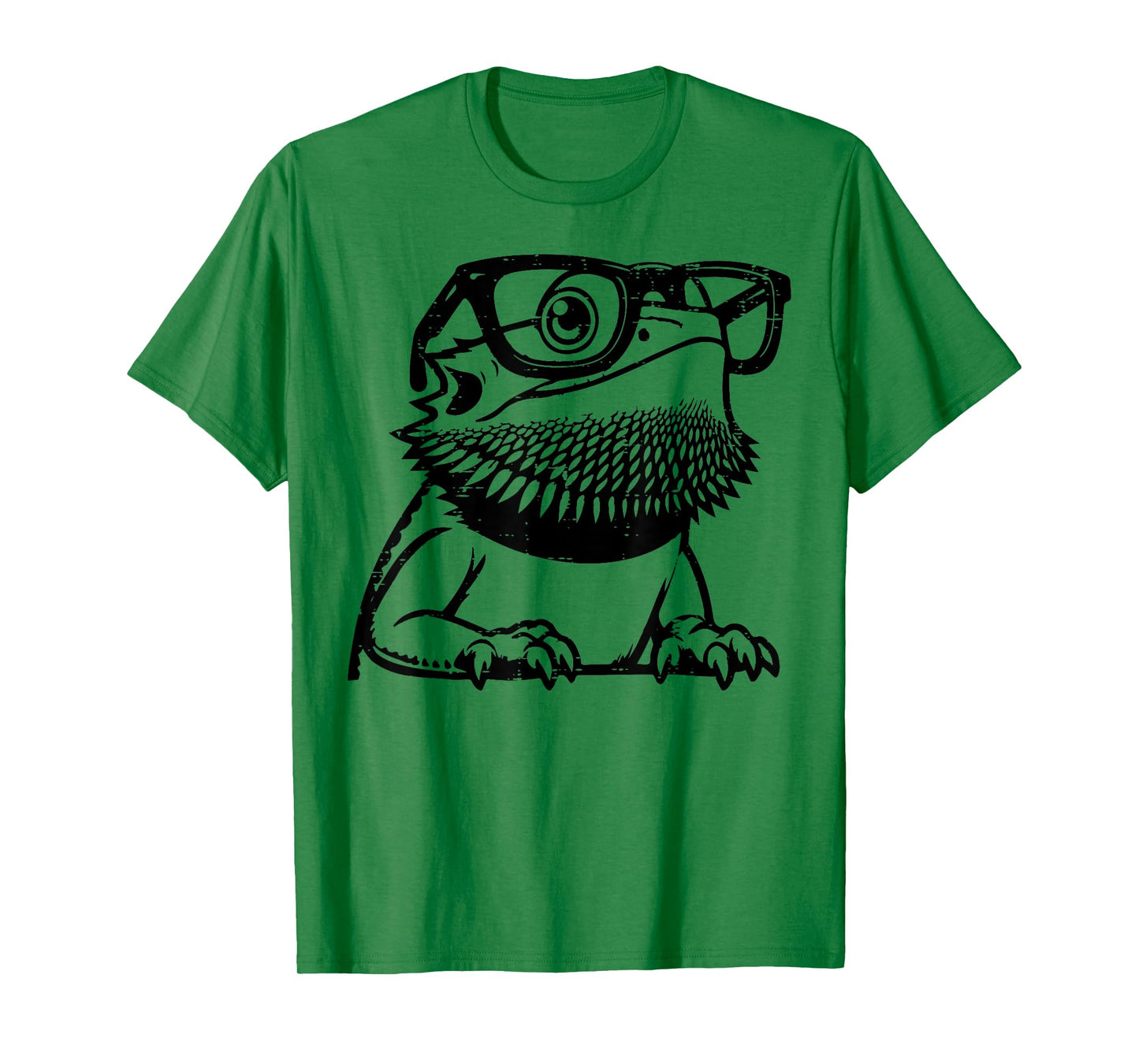 Bearded Dragon Eyeglasses Cute Beardie Nerd Men Women Kids T-Shirt