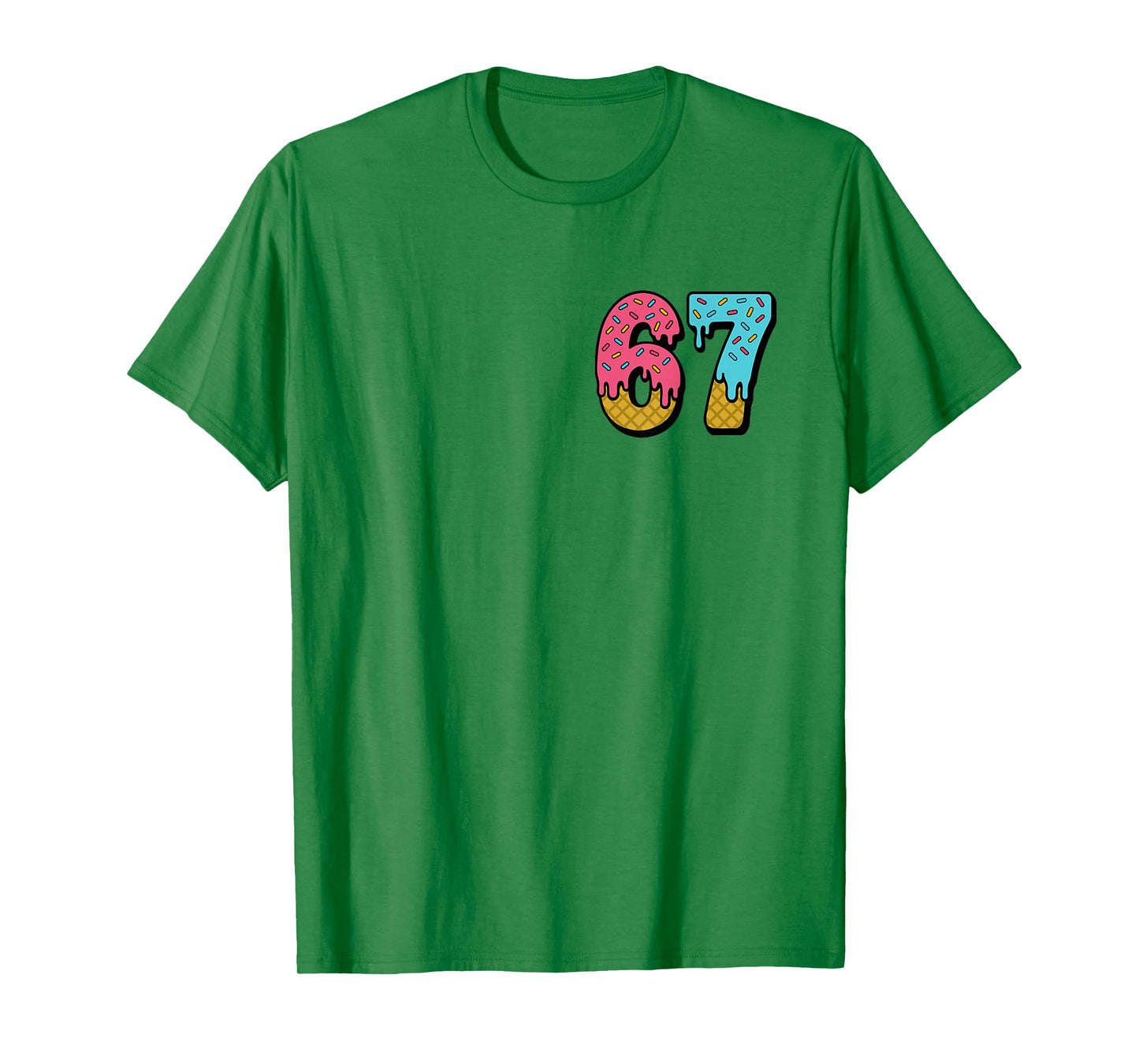 Six Seven Ice Cream Drip Sport 67 Fun Mason Meme T-Shirt