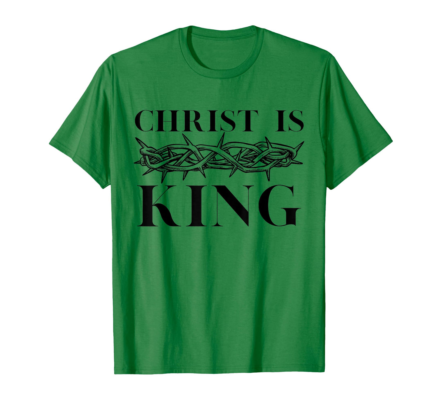 Unique Design Christ Is King Christian Crown of Thorns T-Shirt