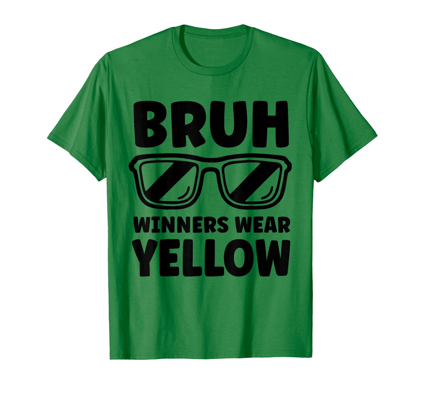 Winners Wear Yellow Team Spirit Week Game Color Sports Day T-Shirt