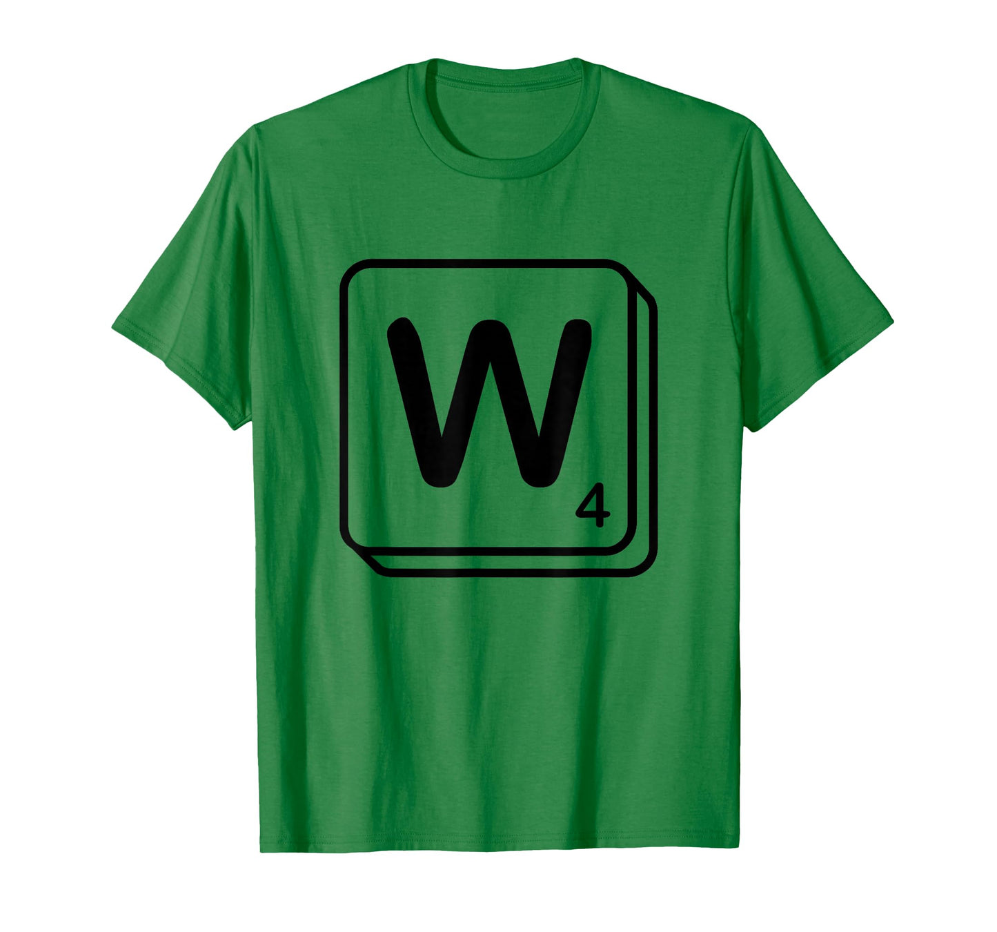 Letter W Word Game Tile T-Shirt