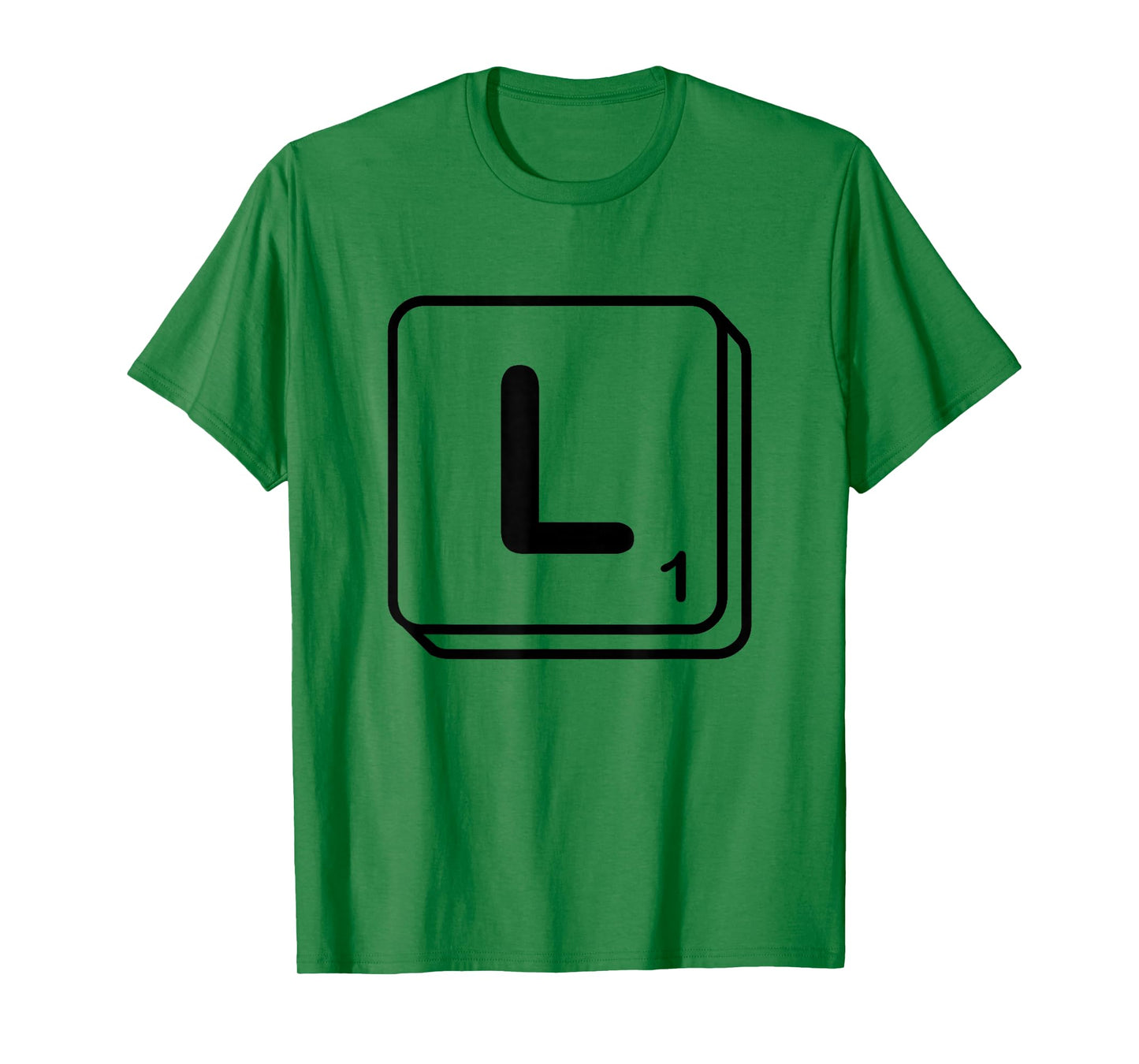 Letter L Word Game Tile T-Shirt
