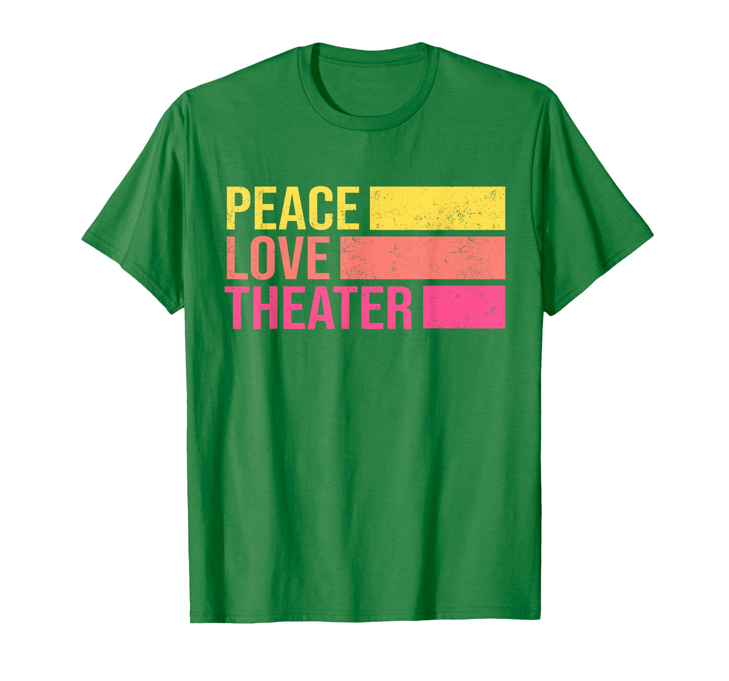 Retro Peace Love Theater for Actor & Actress T-Shirt