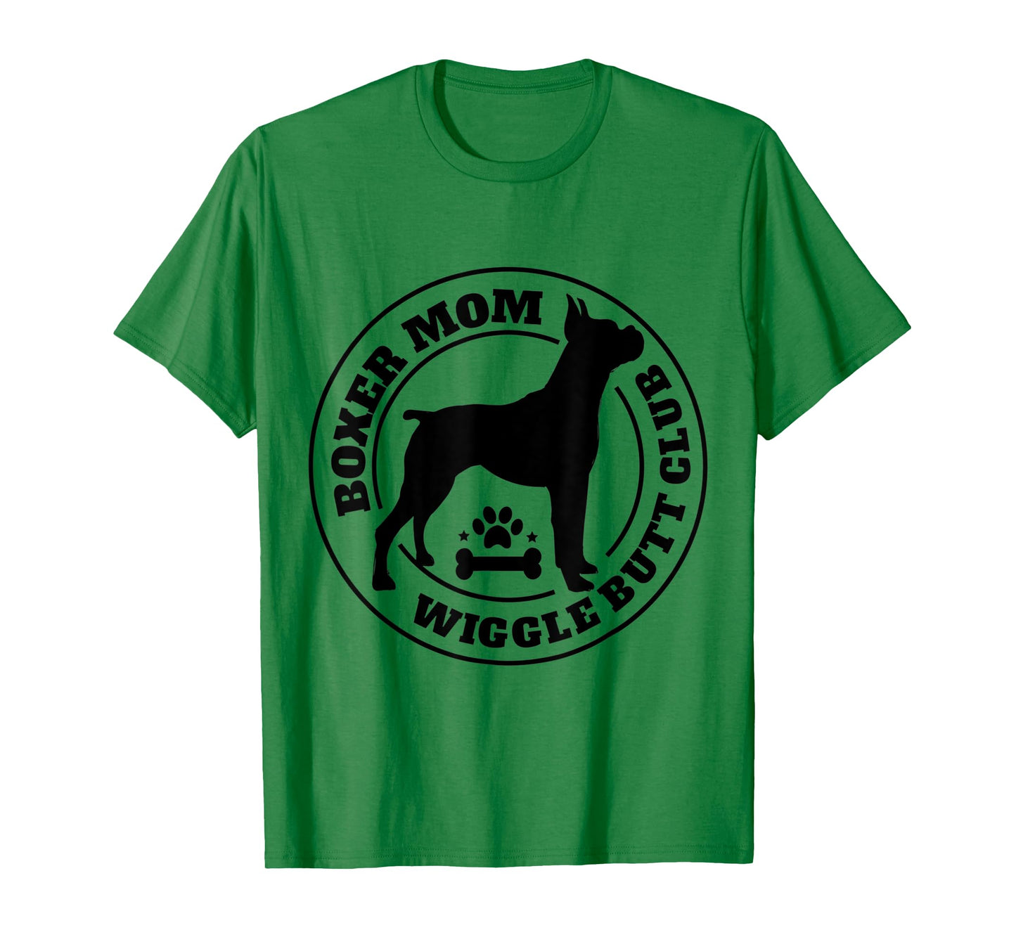Boxer Mom Wiggle Butt Club Boxer Dog Gifts For Women Men T-Shirt