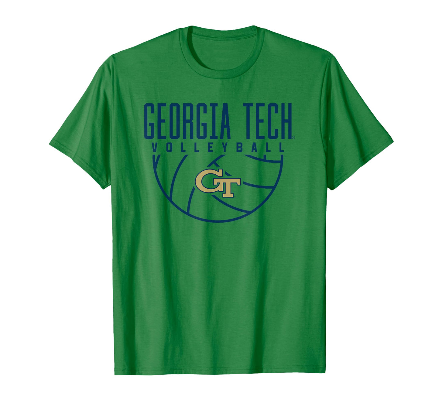 Georgia Tech Yellow Jackets Volleyball Arch T-Shirt