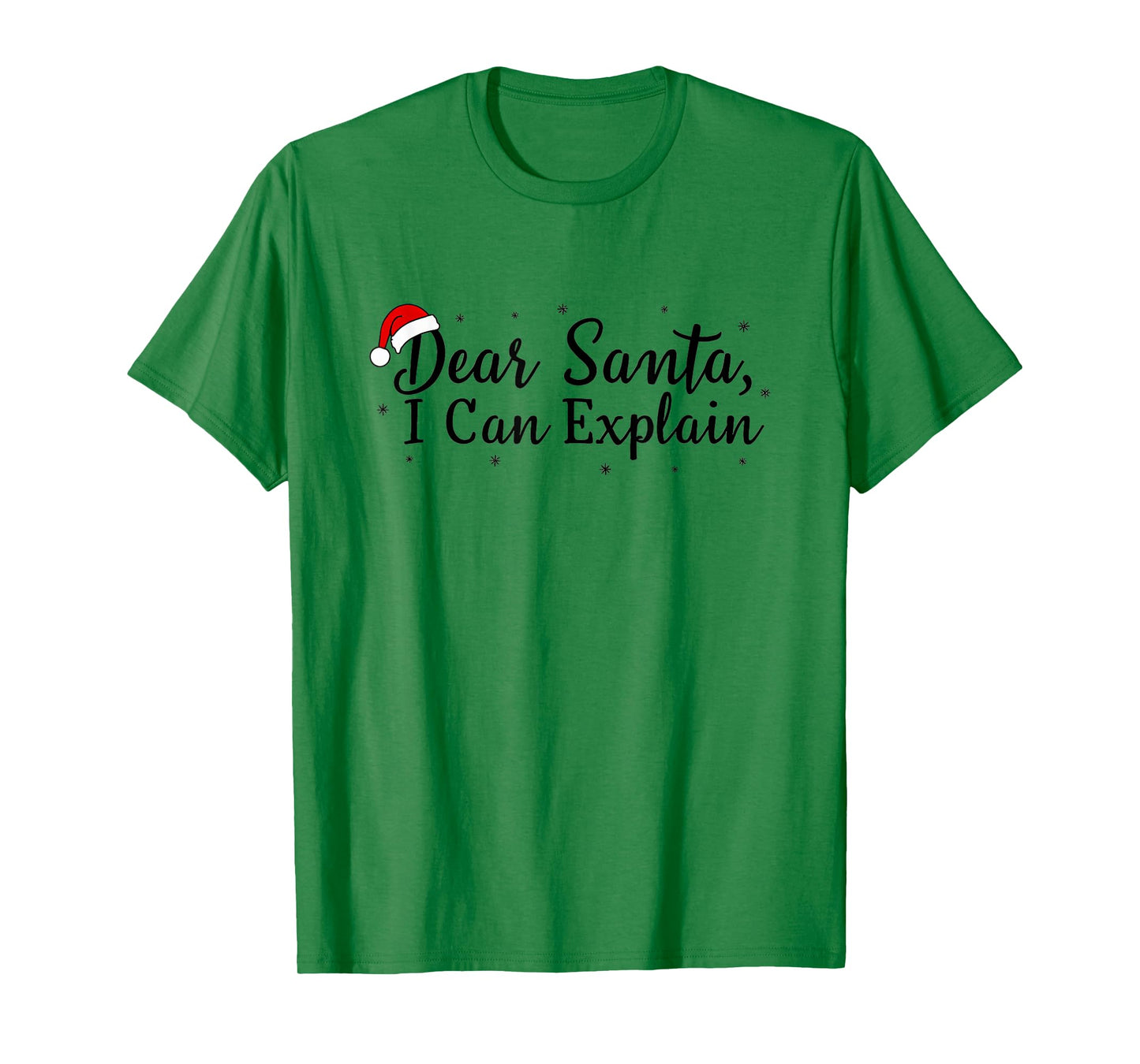 Dear Santa I Can Explain Funny Christmas Party T-Shirt